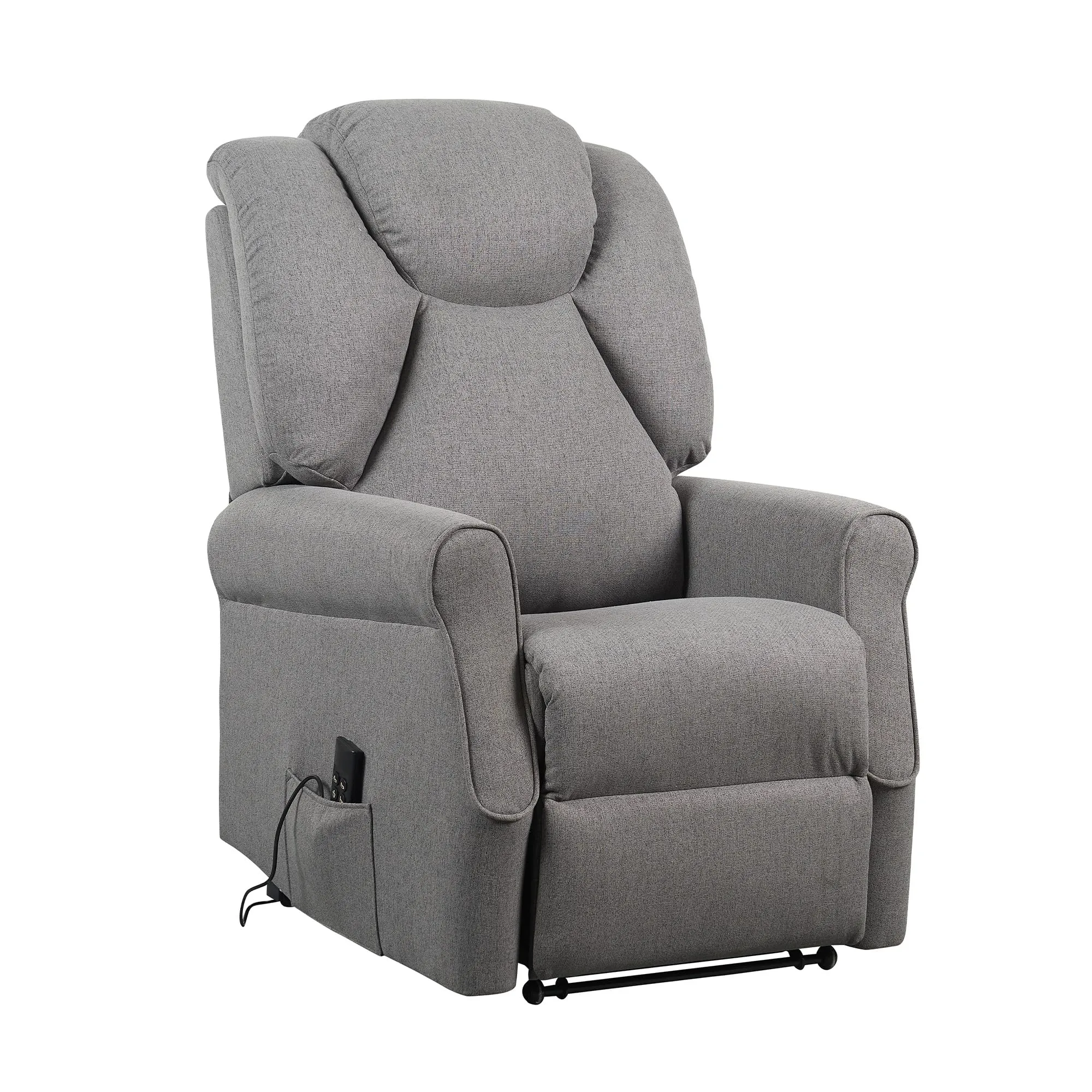 Poltrone Italia Angela2 Poltrona Relax Alzapersona Zero Gravity 2 Motori Roller Grigio - immagine 1