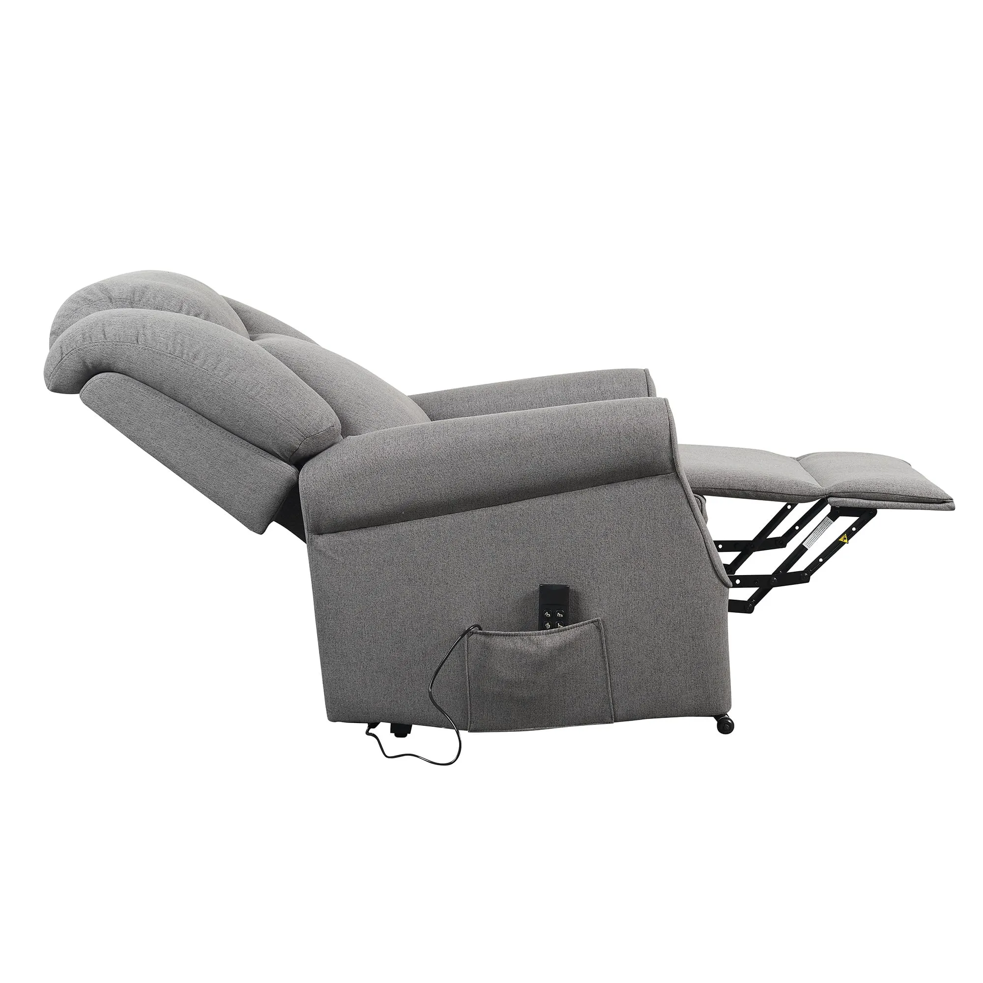Poltrone Italia Angela2 Poltrona Relax Alzapersona Zero Gravity 2 Motori Roller Grigio - immagine 7