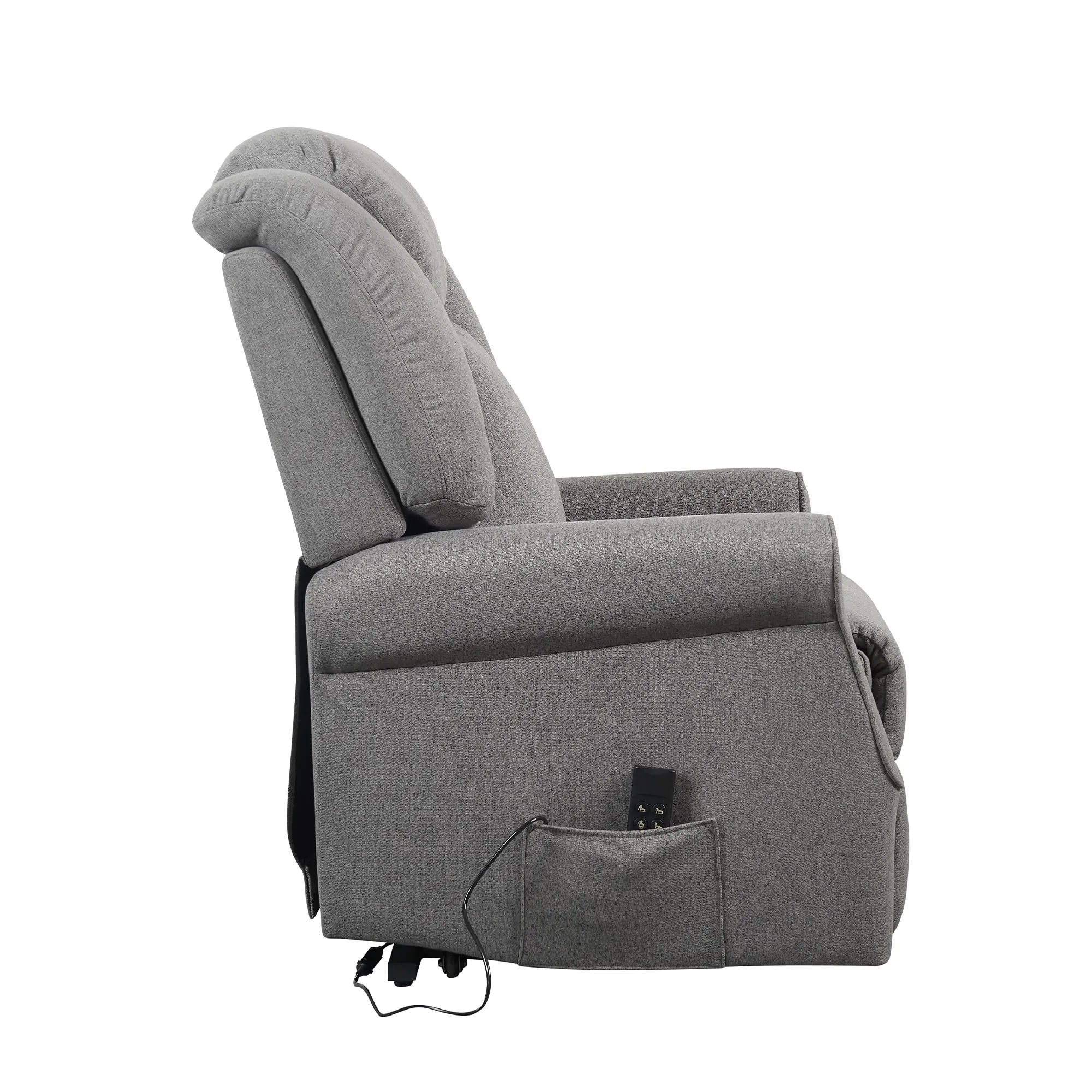 Poltrone Italia Angela2 Poltrona Relax Alzapersona Zero Gravity 2 Motori Roller Grigio - immagine 8
