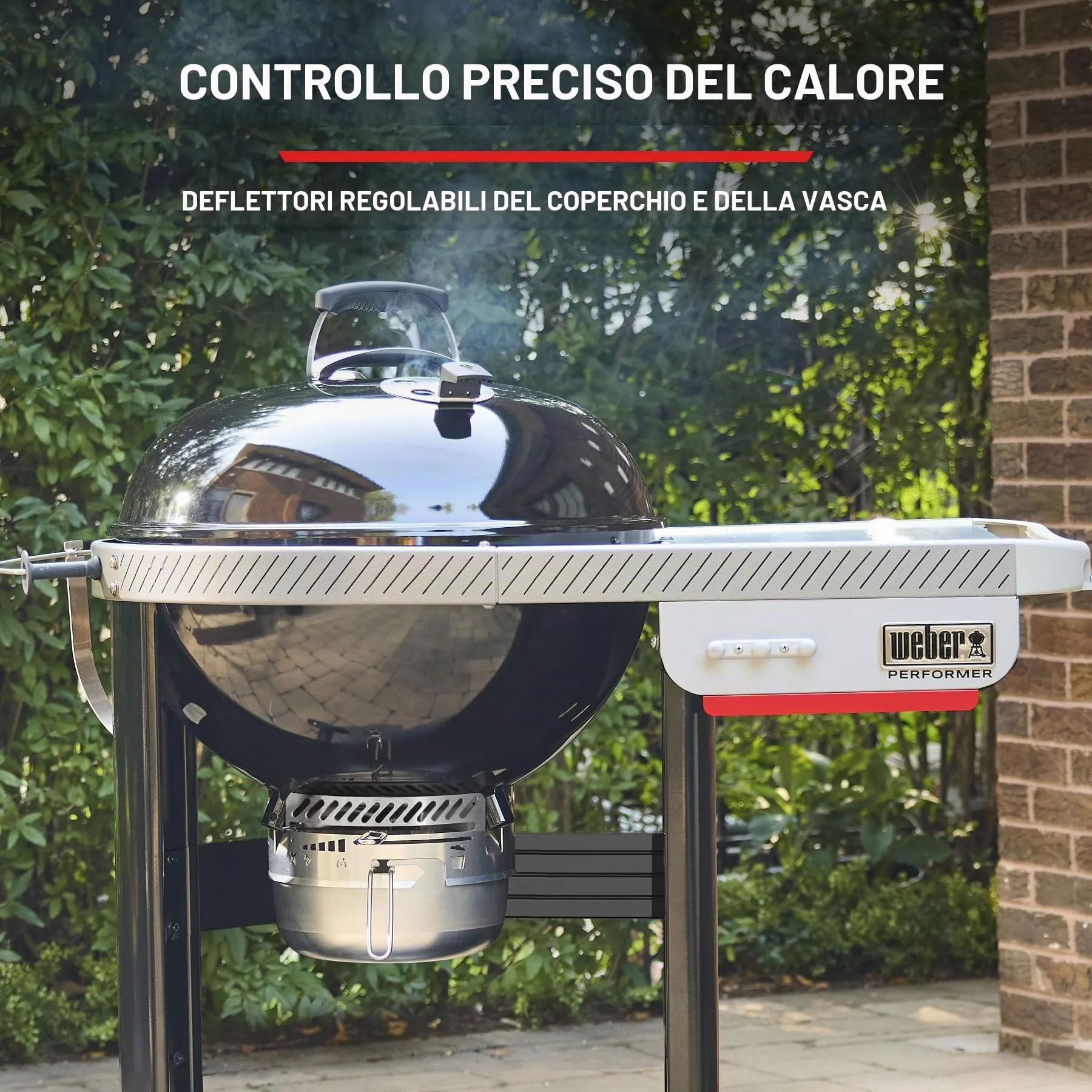 Weber Performer Barbecue a Carbone 57 cm con Carrello - immagine 6