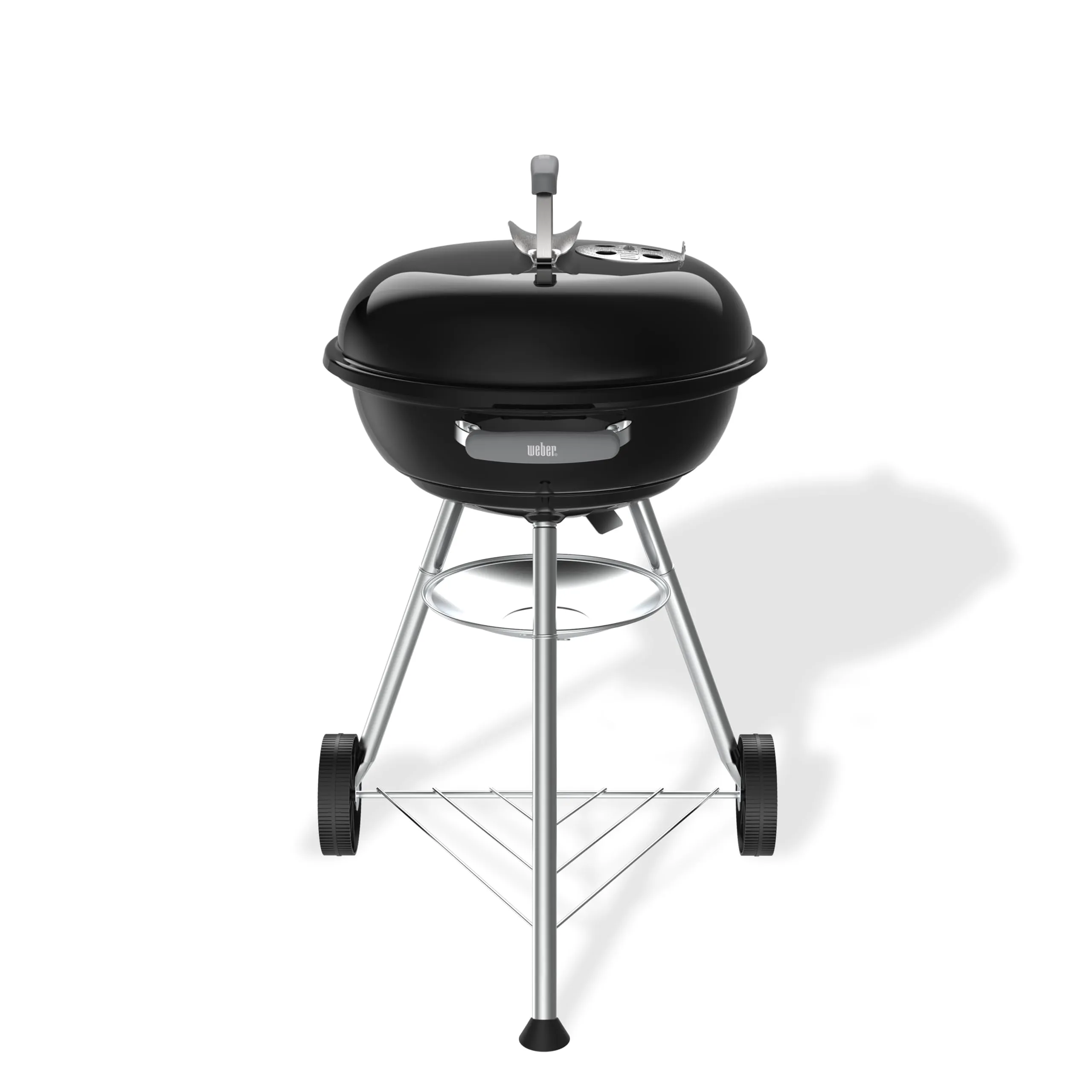 Weber Compact Kettle Barbecue a carbone 47 cm, Nero - immagine 2