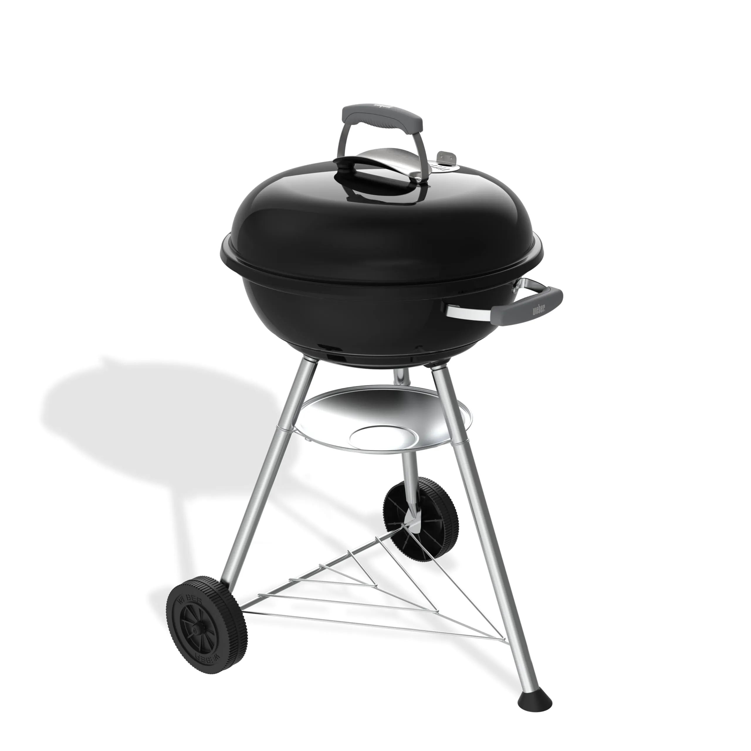 Weber Compact Kettle Barbecue a carbone 47 cm, Nero - immagine 3