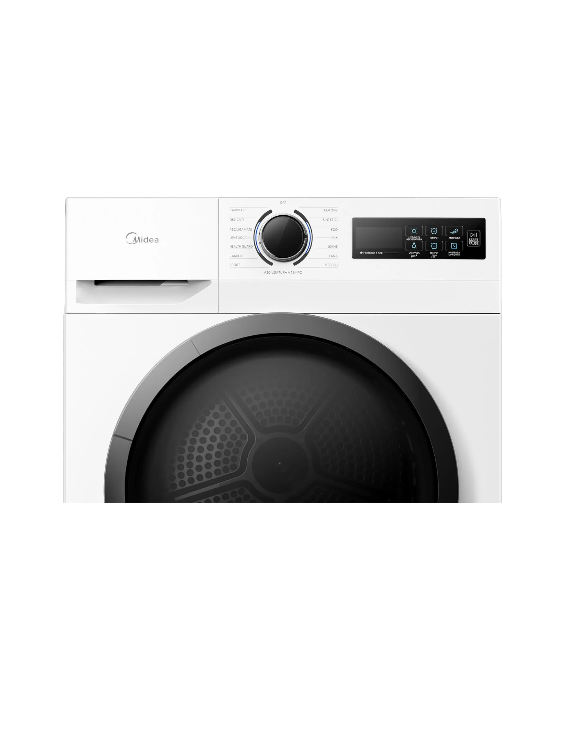 Midea MD11EH80D Asciugatrice a Pompa di Calore 8 kg Classe A++ Bianco - immagine 2