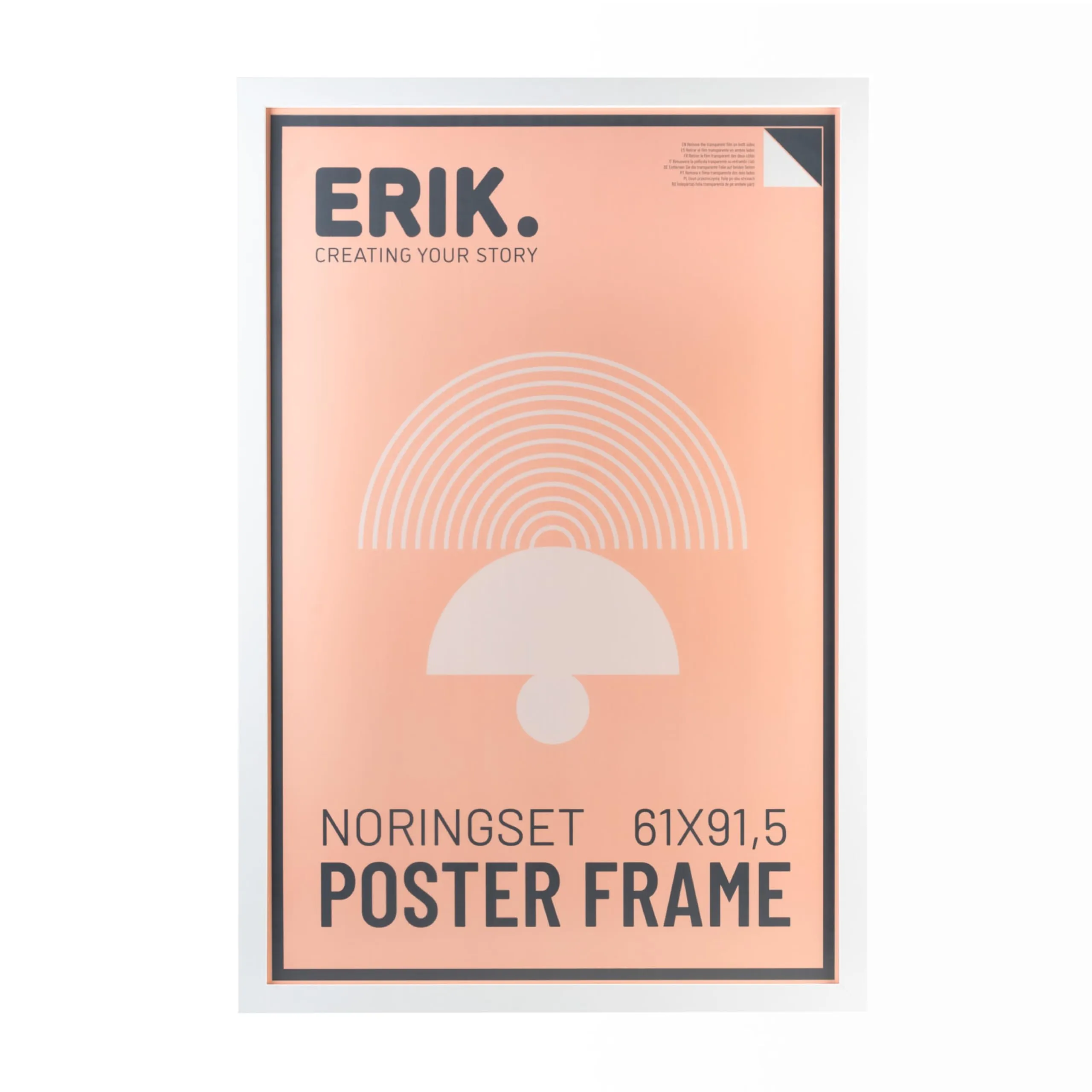 Grupo Erik Cornice MDF 61x91,5 cm Bianca - immagine 1