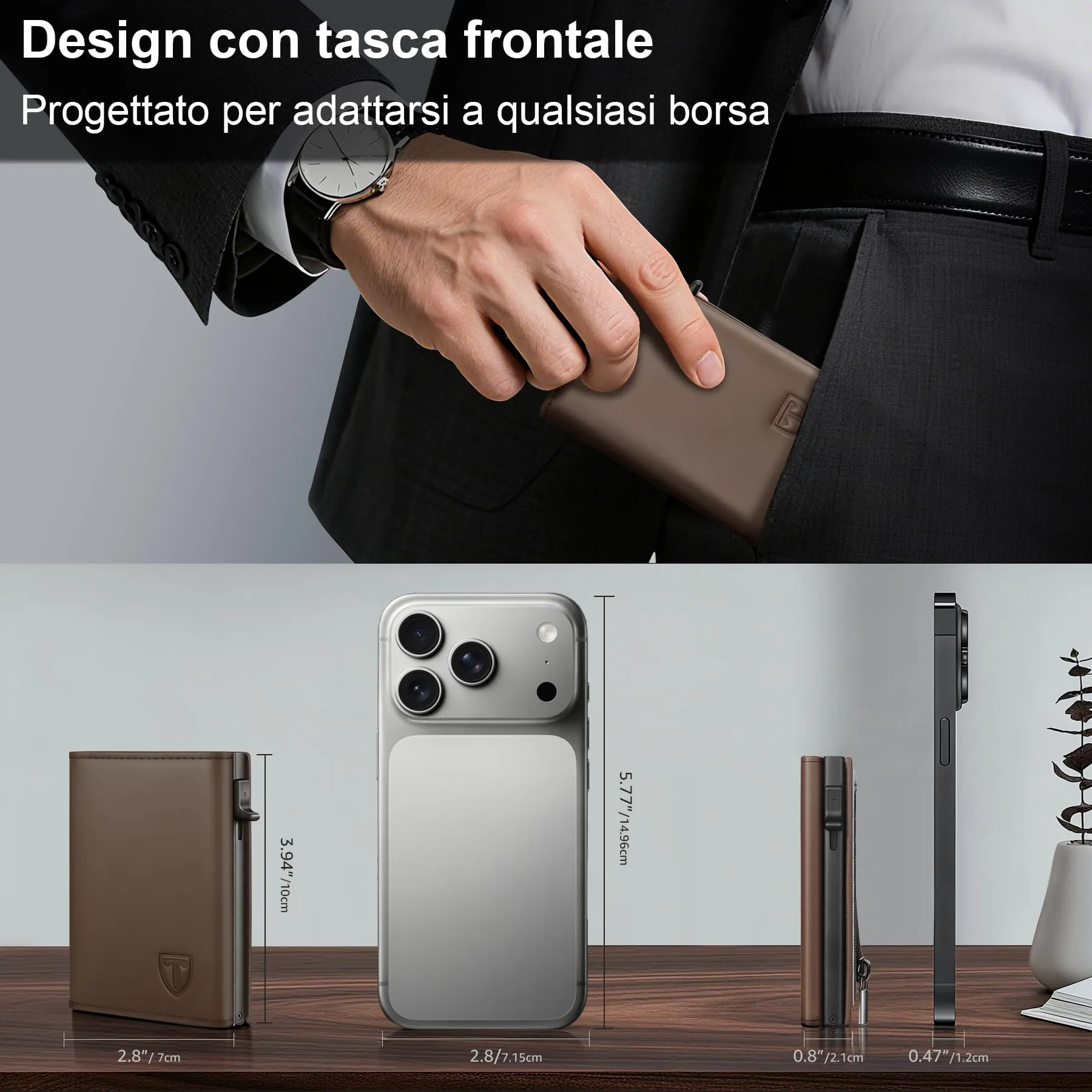 TENBST Portafoglio Uomo - immagine 2