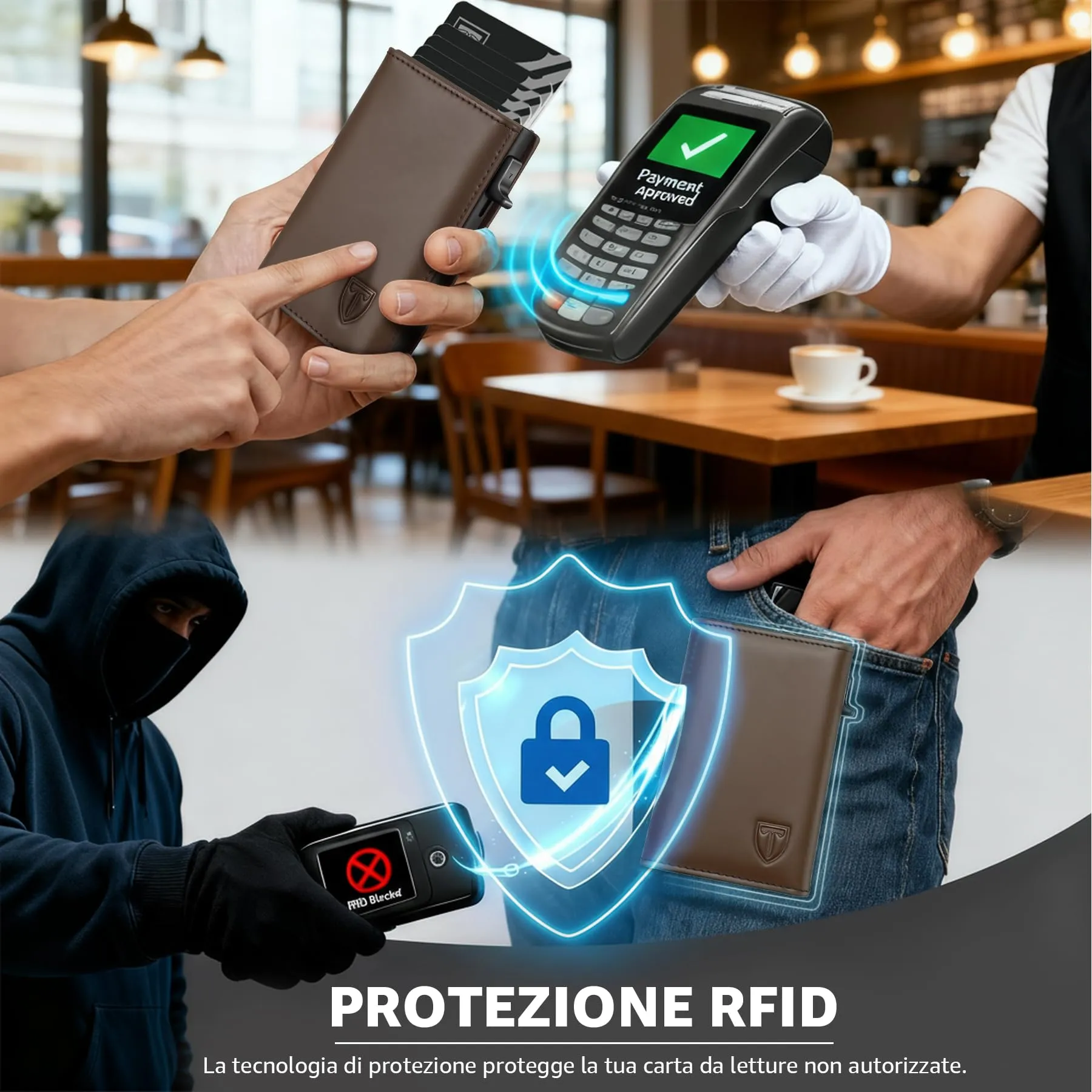 TENBST Portafoglio Uomo - immagine 3