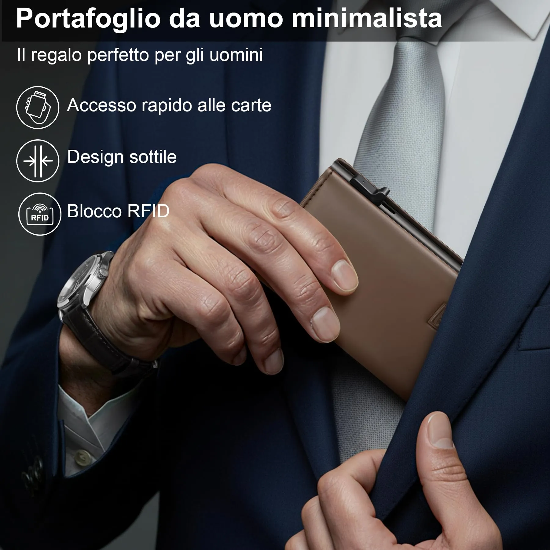 TENBST Portafoglio Uomo - immagine 5