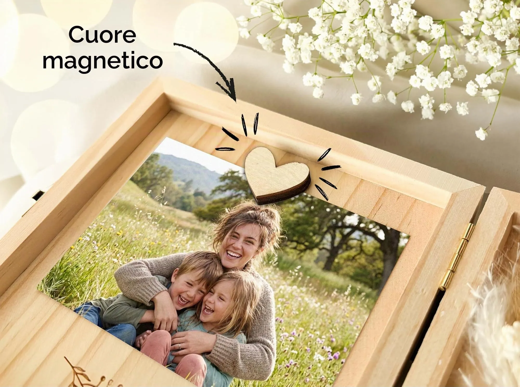 Joli Coon Cofanetto in legno Vuoi essere la mia madrina - immagine 5