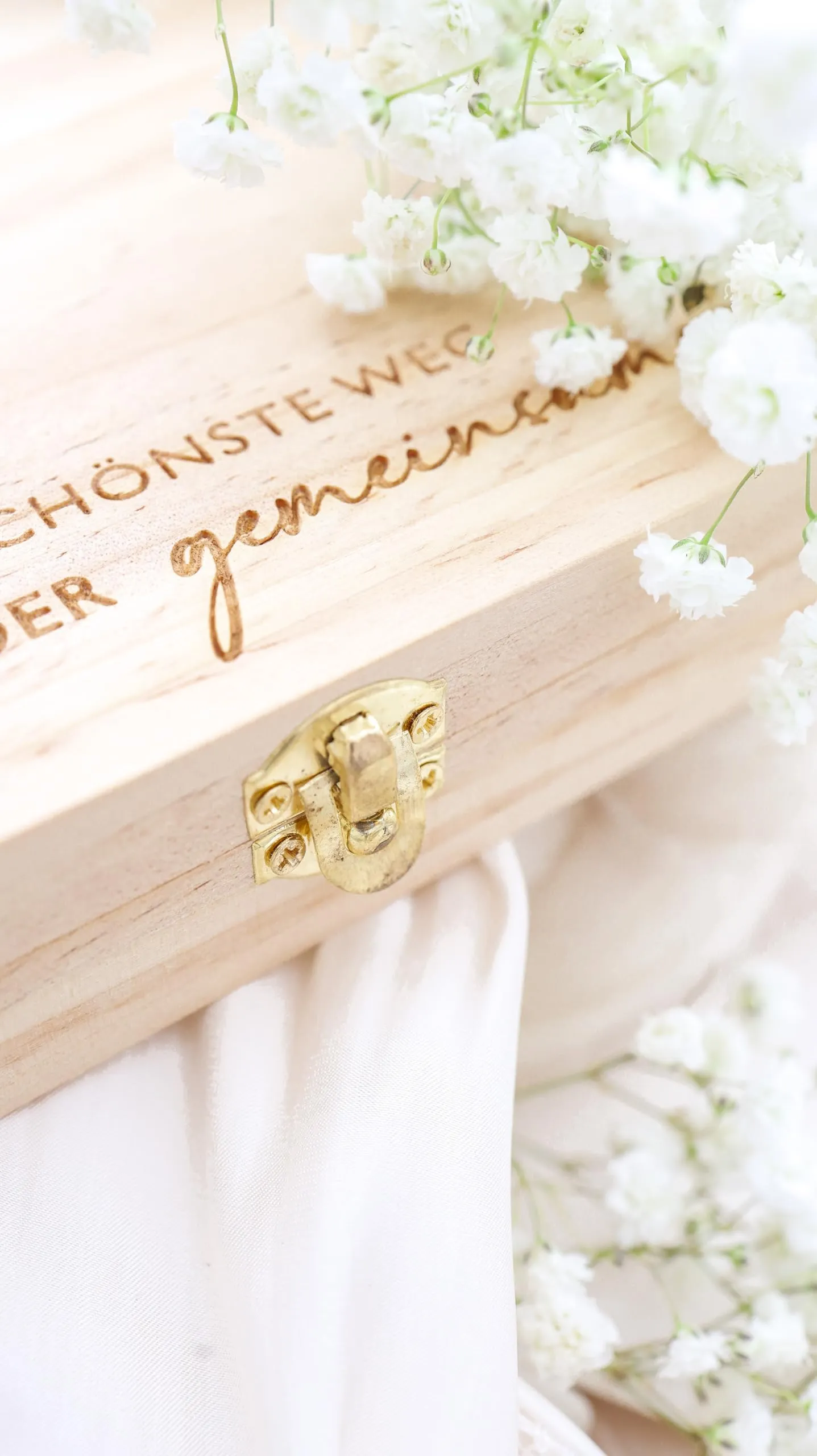 Joli Coon Regalo di nozze in argento con scatola in legno - immagine 7