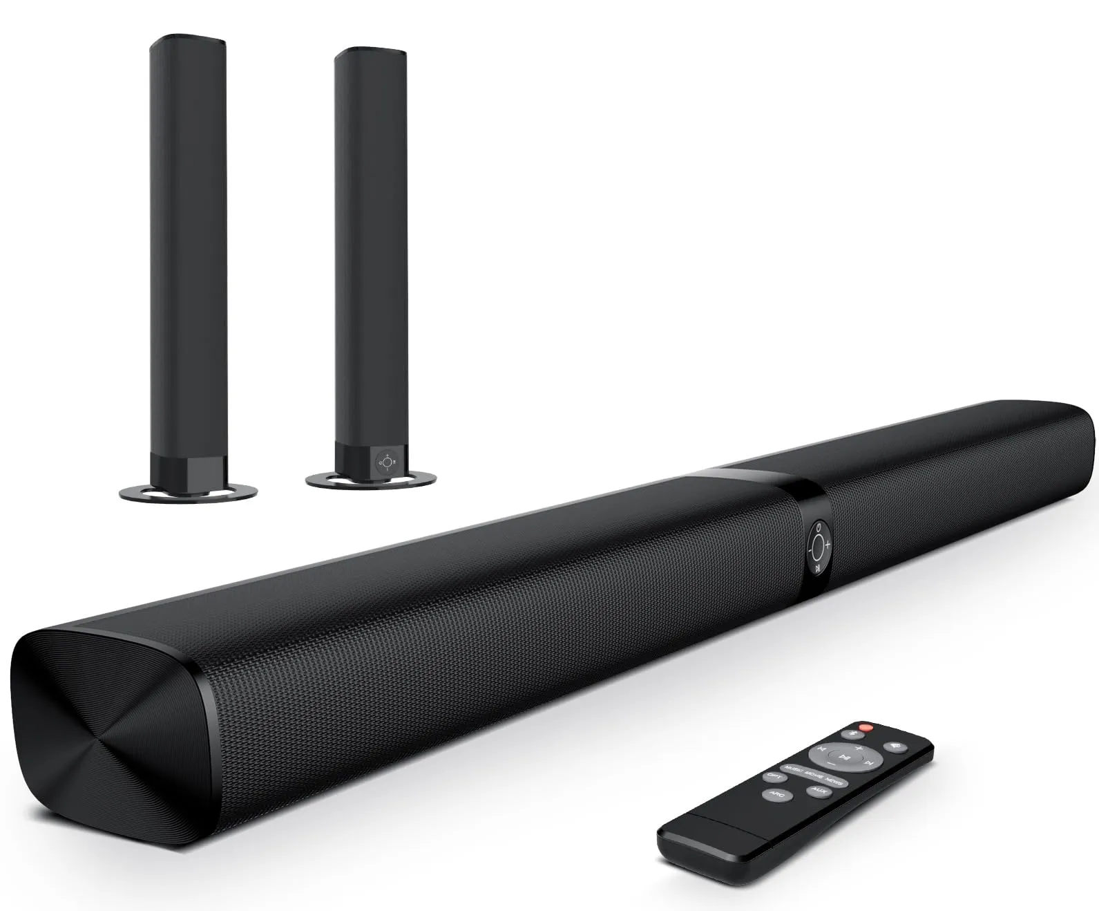 GarageRock KY8000 2-in-1 Detachable Soundbar for TV and Projectors, Stereo Speakers with 3 EQ Modes, Bluetooth 5.3, ARC/Optical/AUX - immagine 1