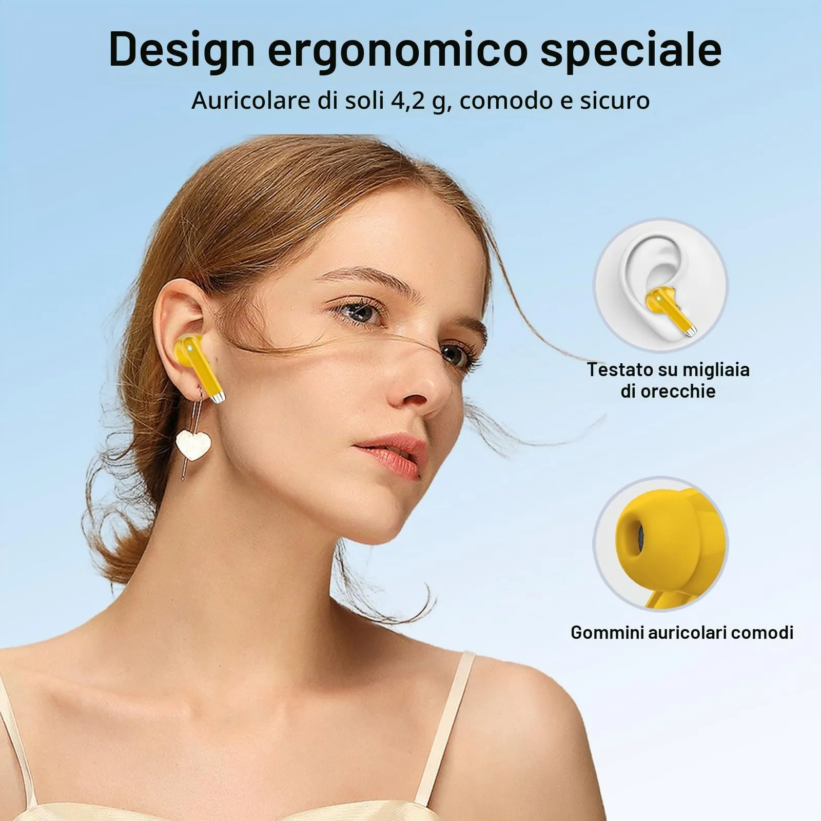 QXQ S26 Cuffie Bluetooth 5.4 con Riduzione Rumore ENC - immagine 4