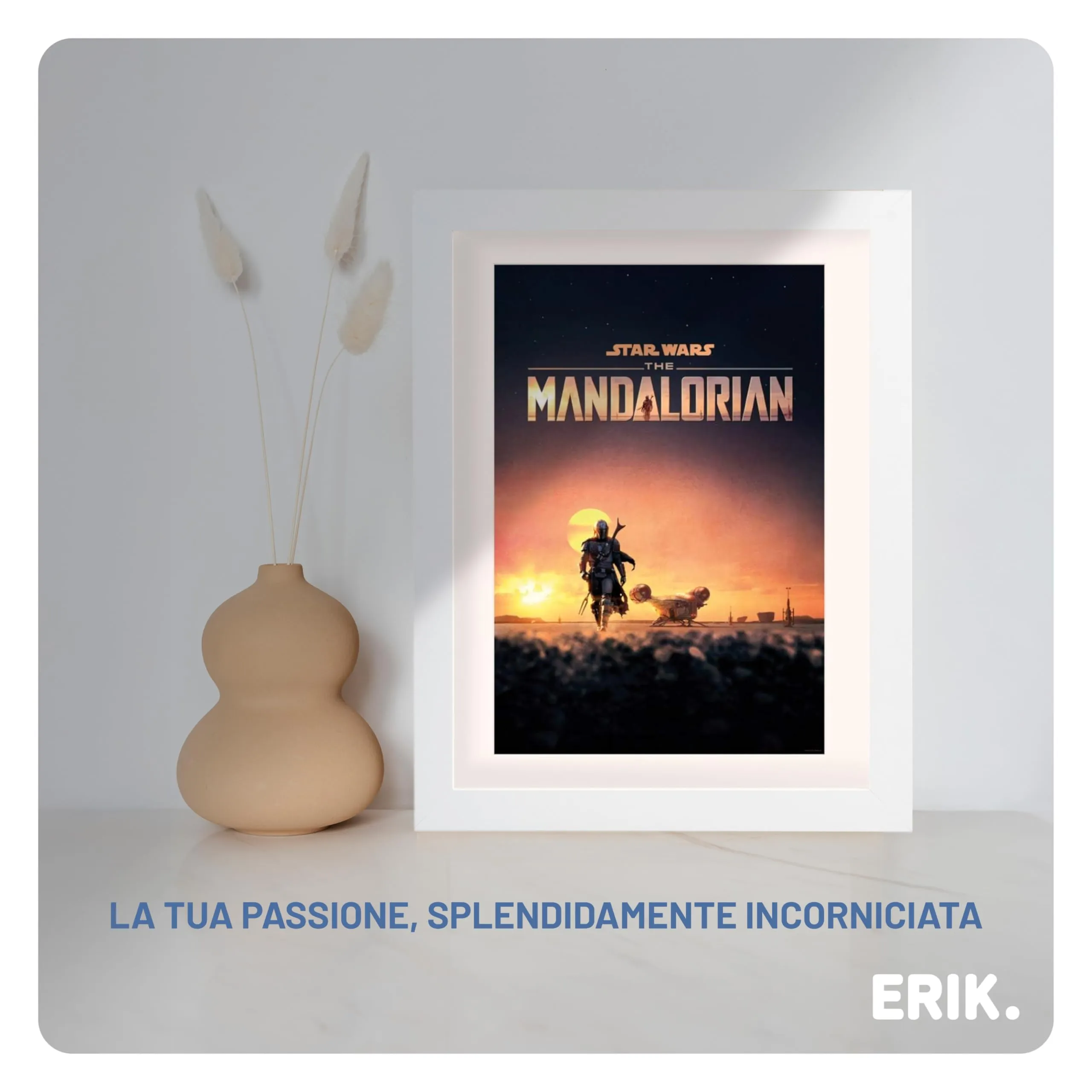 Grupo Erik Cornice 30 x 40 cm Bianca - Portafoto da Parete in MDF - immagine 6