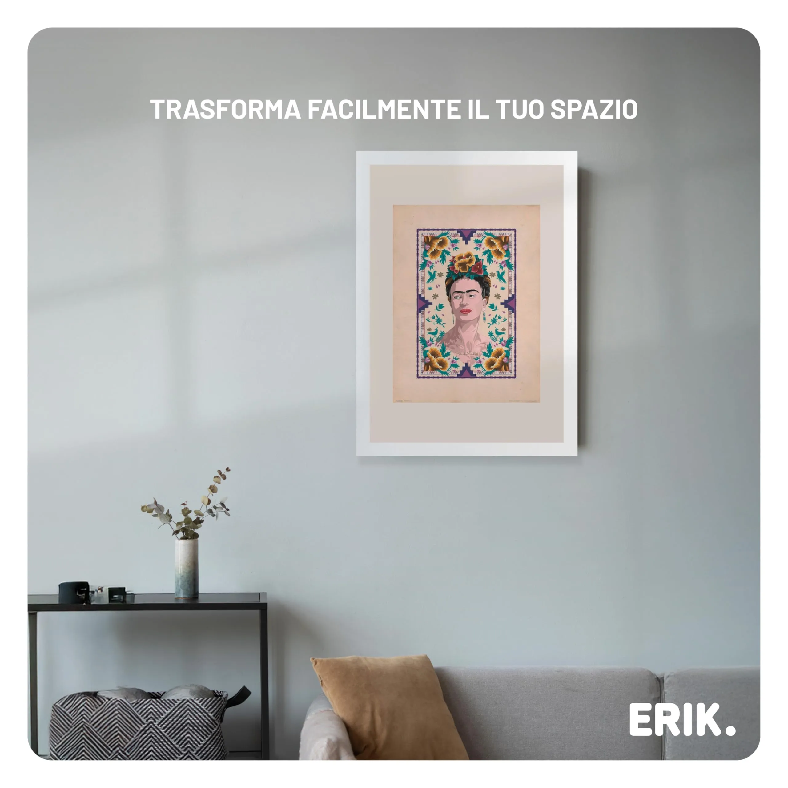 Grupo Erik Cornice 42x59,4 cm Bianca Portafoto Parete MDF - immagine 7