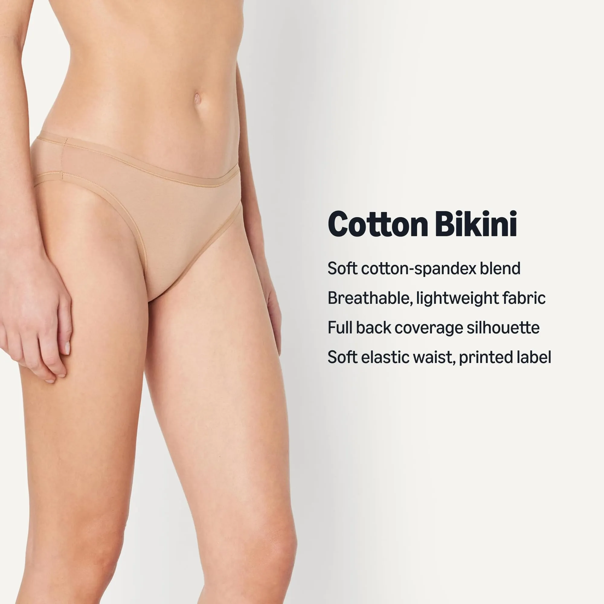 Amazon Essentials Intimo Slip Bikini in Cotone Donna, Pacco da 6, Bronzo Lavato, XL - immagine 2