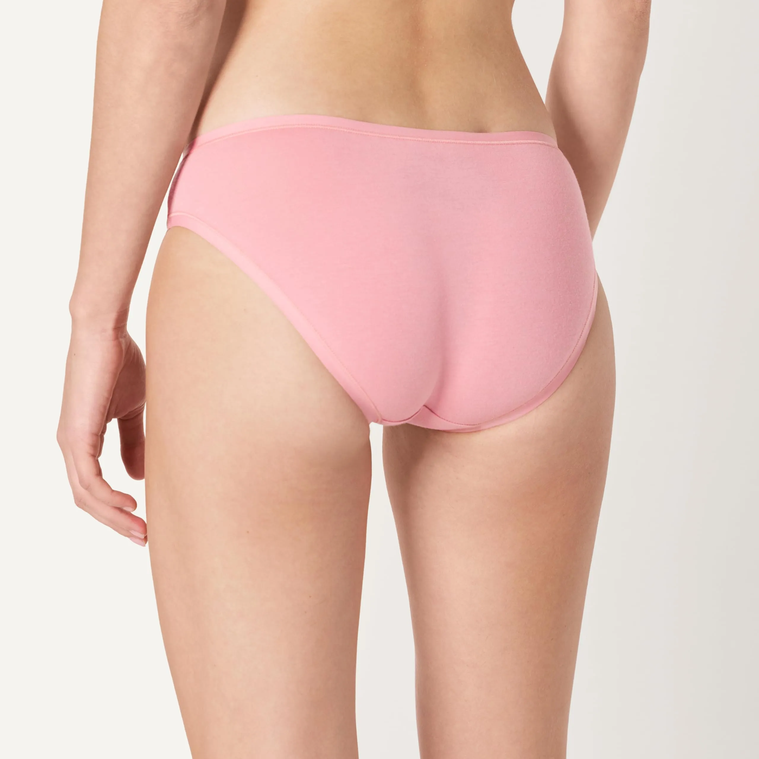 Amazon Essentials Bikini da Donna in Cotone, Rosato Opaco/Rosato/Rosa Pallido, XXL - immagine 3