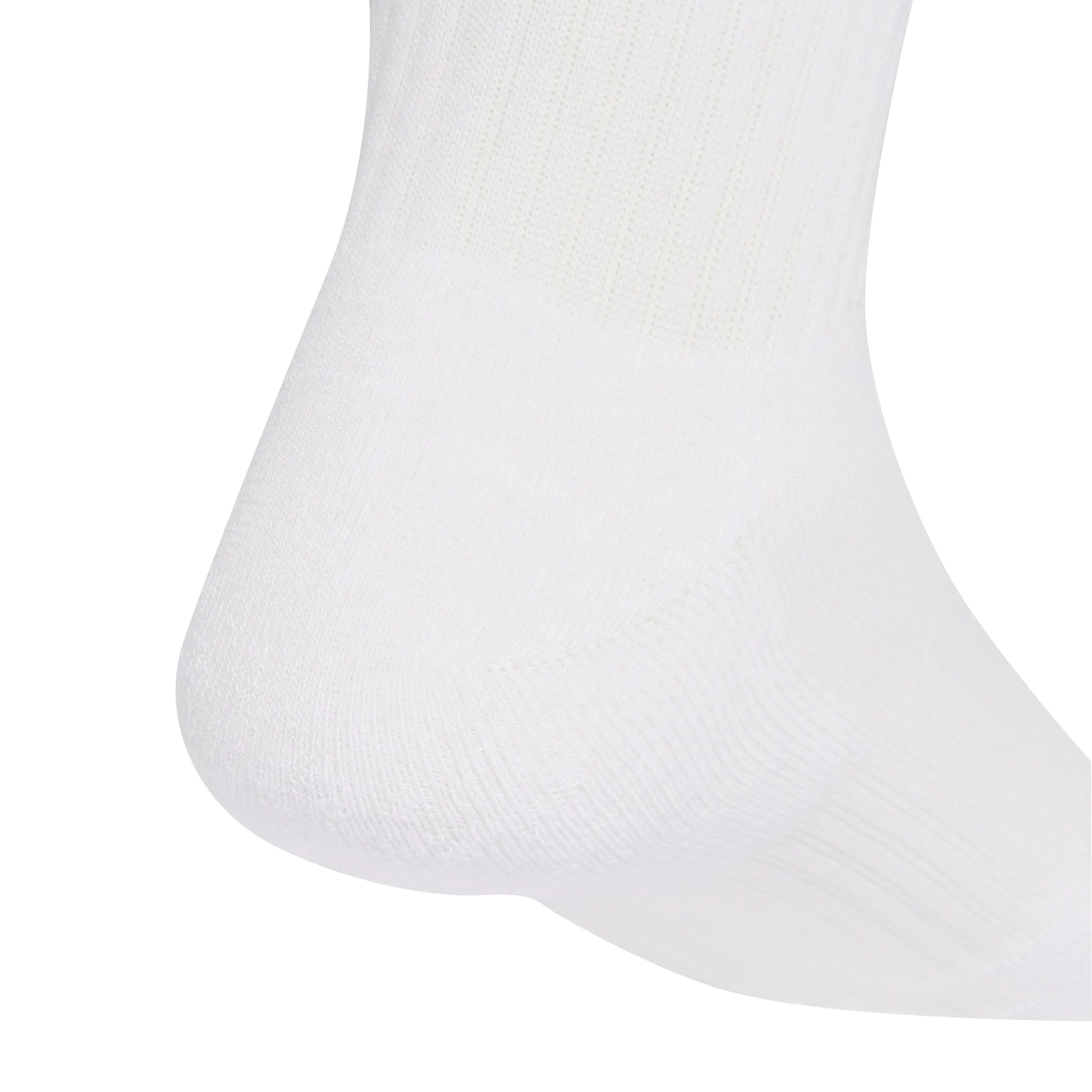 adidas 3Stripes Cushioned Sportswear Crew Socks, 3 Pair Pack, White/Olive Strata/Khaki Six/Maroon, M - immagine 2