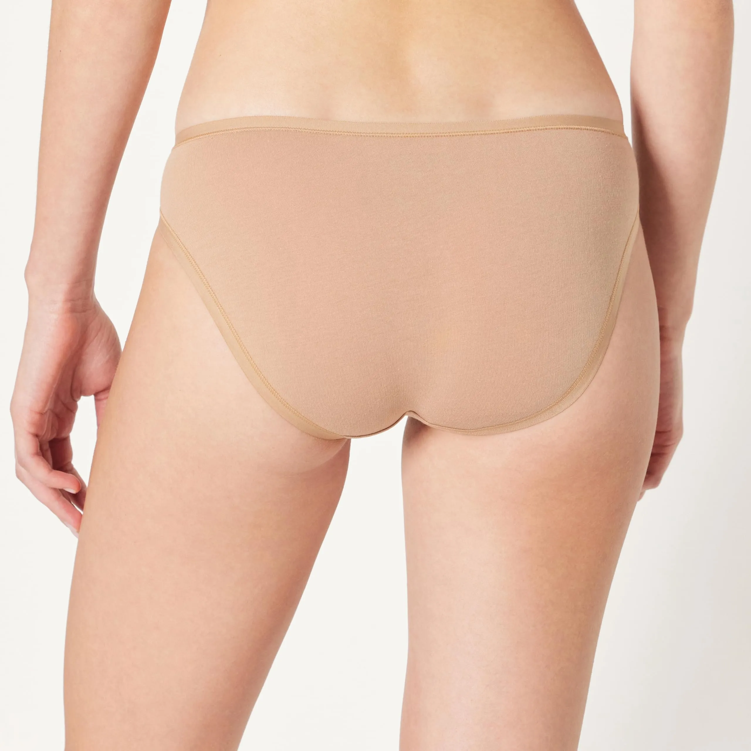 Amazon Essentials Slip Bikini da Donna in Cotone, Bronzo Lavato, XS - immagine 3