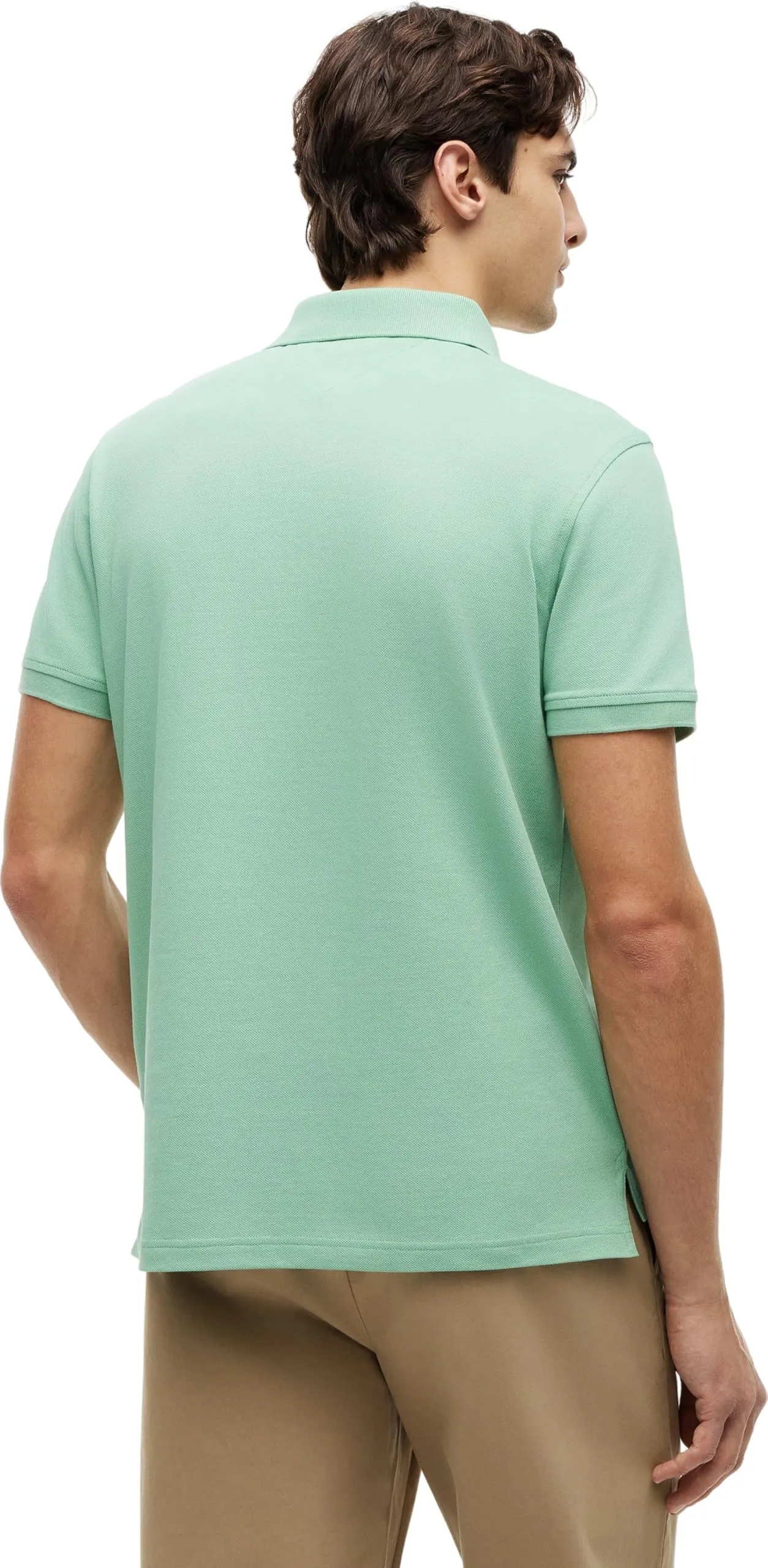 Tommy Hilfiger 1985 Regular Fit Short Sleeve Polo Shirt, Cut Grass, XXL - immagine 3