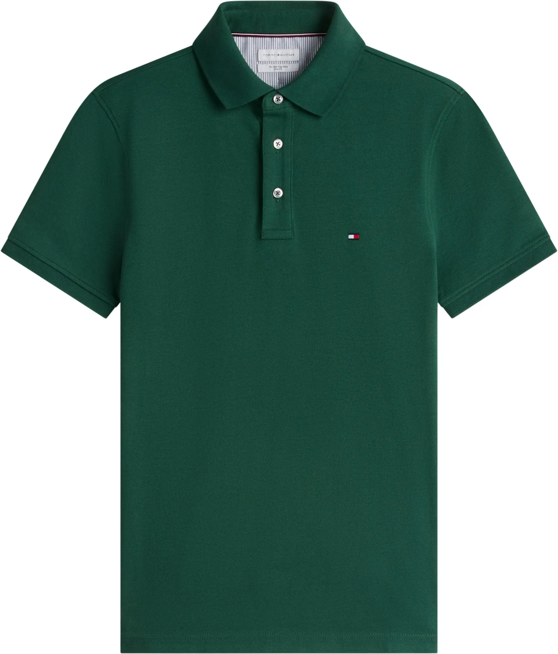 Tommy Hilfiger 1985 Slim Fit Polo Shirt, Street Green, XS - immagine 5