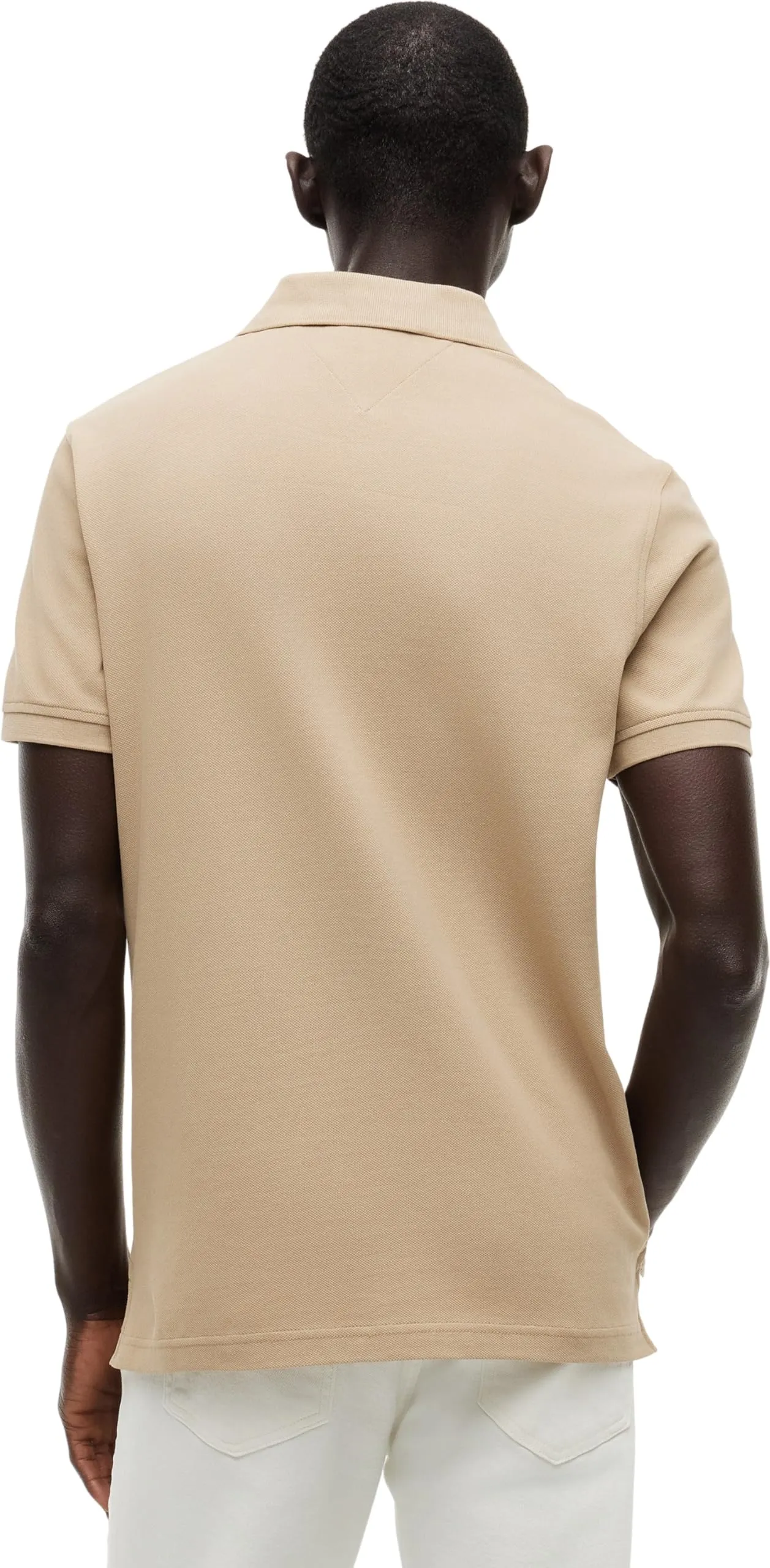 Tommy Hilfiger Uomo Maglietta Polo Maniche Corte 1985 Regular Fit, Beige (Batique Khaki), XS - immagine 2
