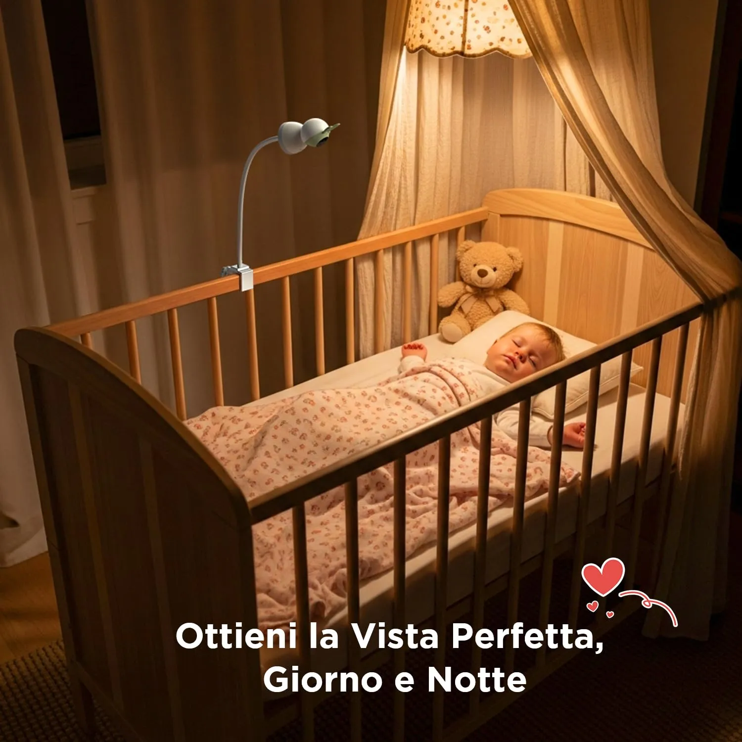 YESIMOM Supporto Universale Flessibile per Baby Monitor - immagine 7