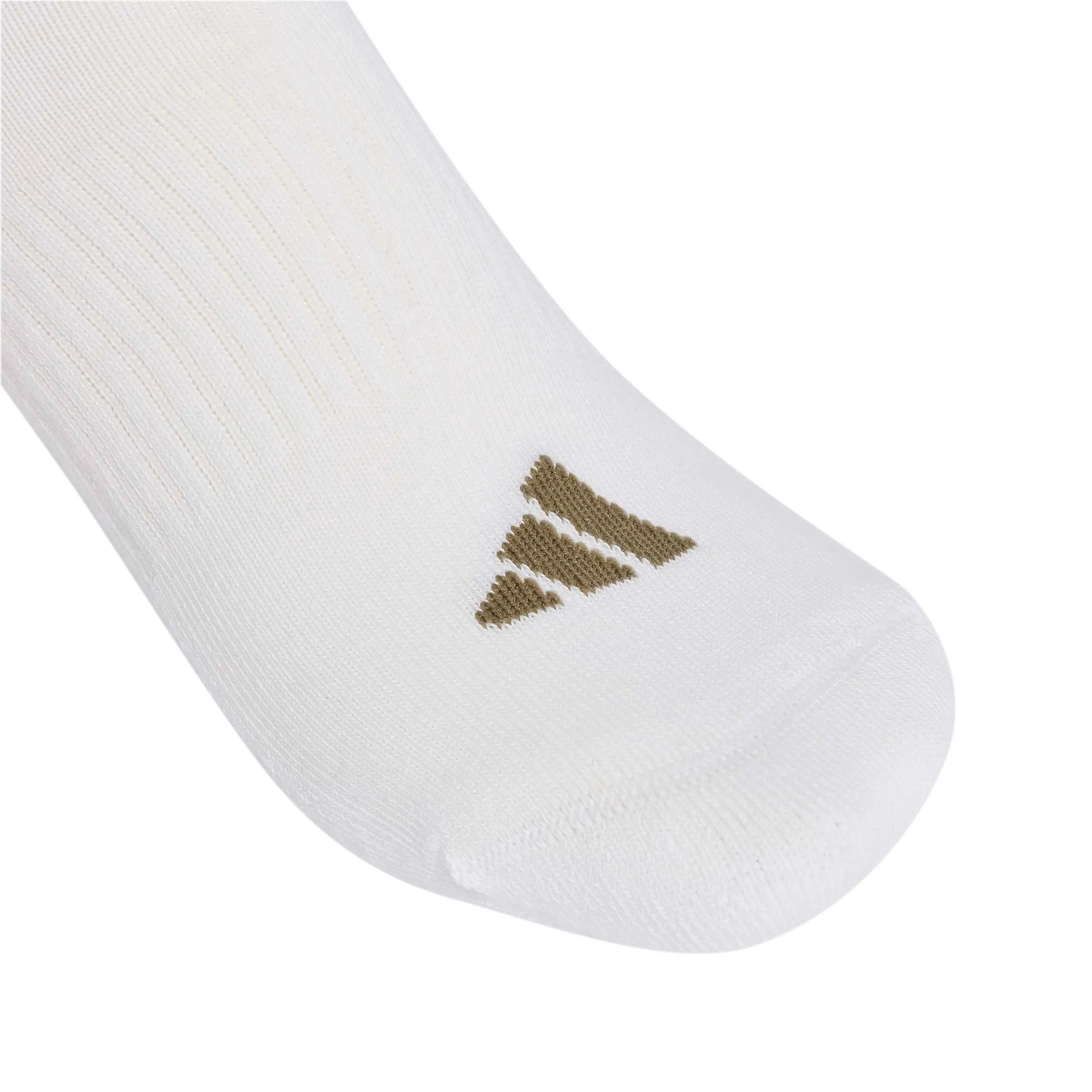 adidas 3Stripes Cushioned Sportswear Crew Socks 3 Pair Pack, White/Olive Strata/Khaki Six/Maroon, XS - immagine 4