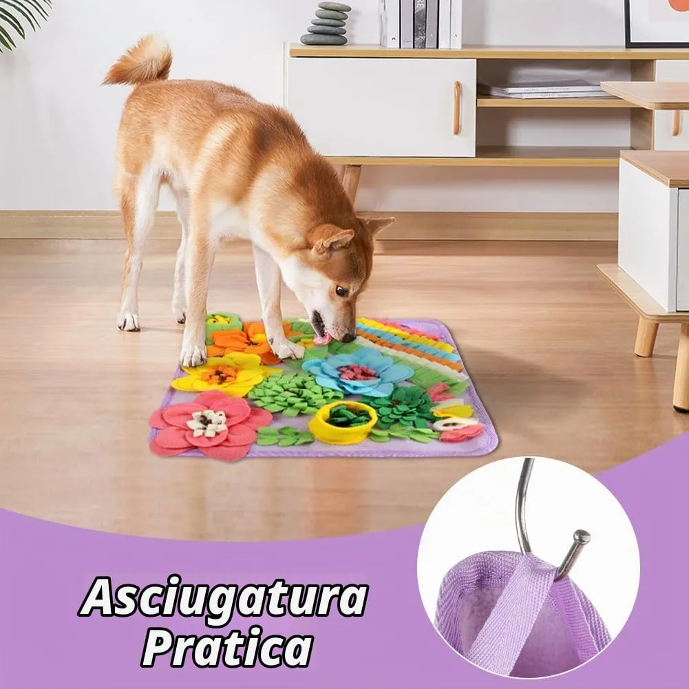 OSDUE Tappeto Olfattivo per Cani, 39x39 cm, Lavabile e Antiscivolo, Giocattolo di Attivazione Mentale e Foraggiamento - immagine 7