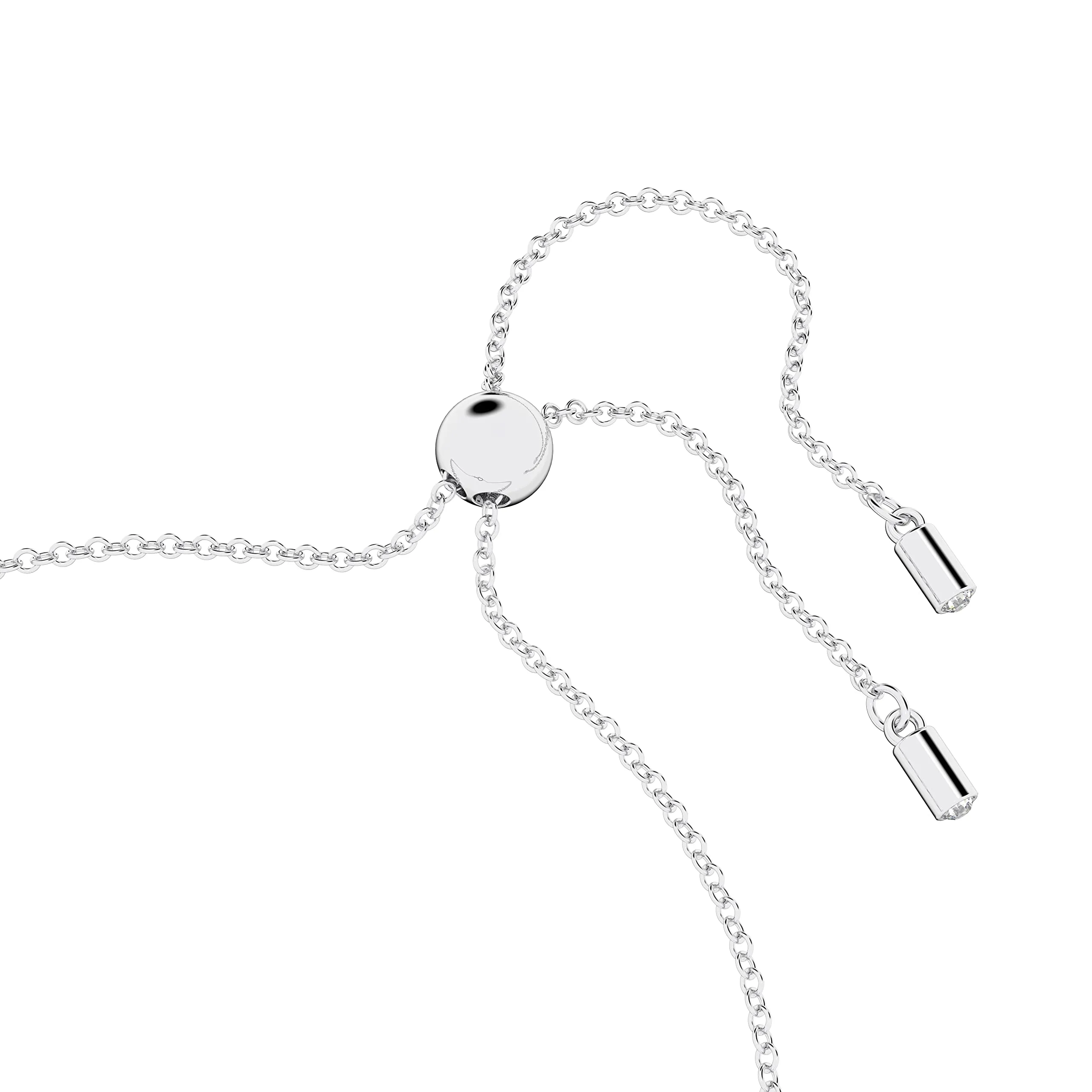 Swarovski Infinity Braccialetto Cuore e Infinito, Placcato Rodio Bianco - immagine 2