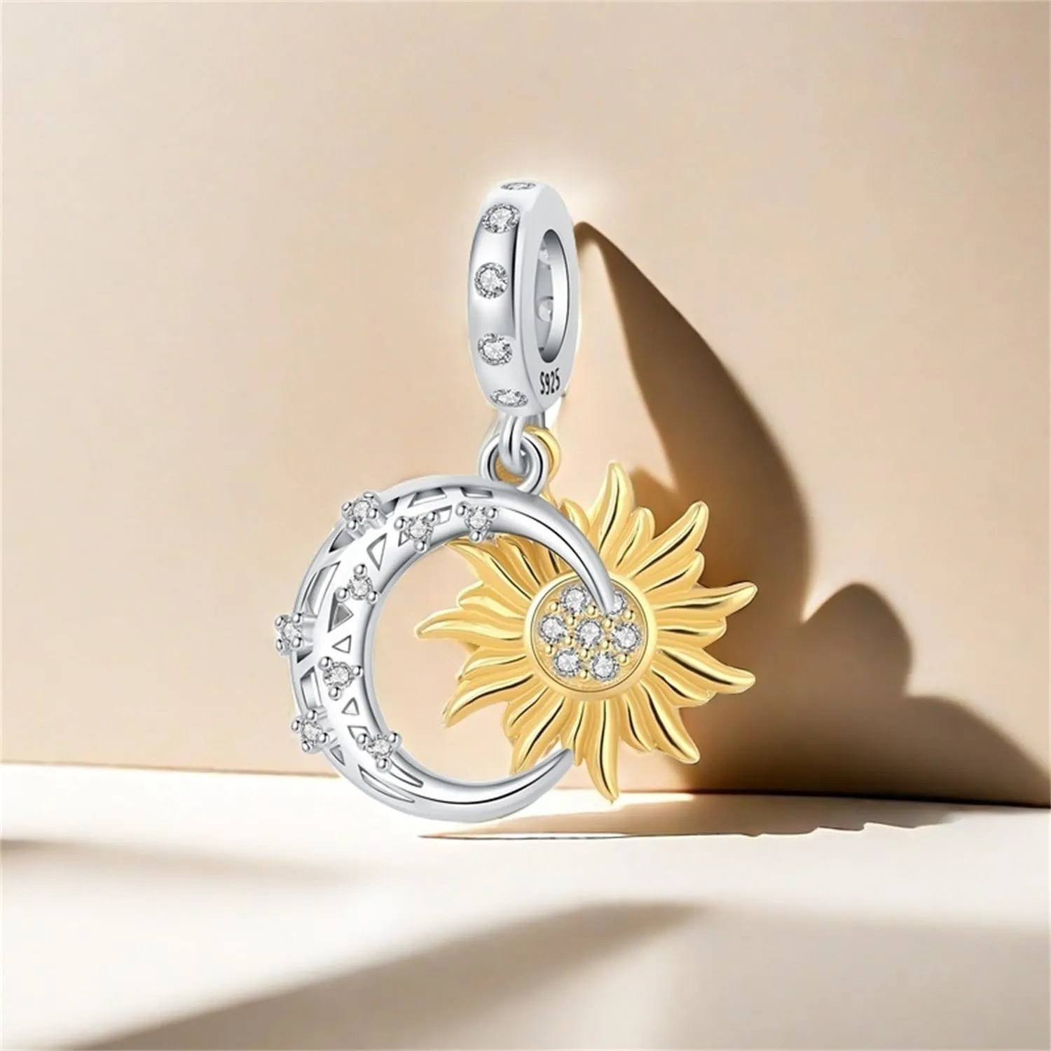 PANPOKI Charms Sole e Luna in Argento Sterling 925 - immagine 7