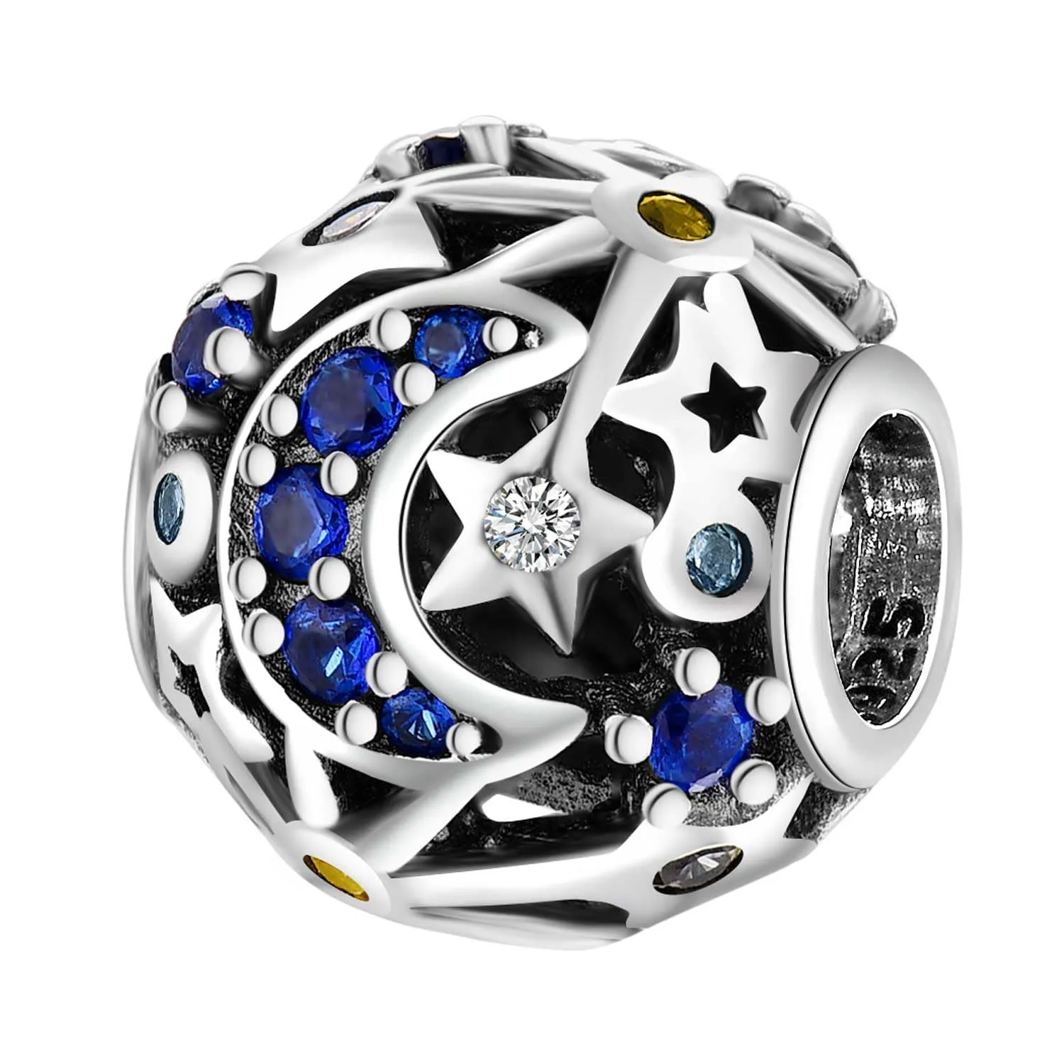 PANPOKI Charms Sole e Luna in Argento Sterling 925 - immagine 1