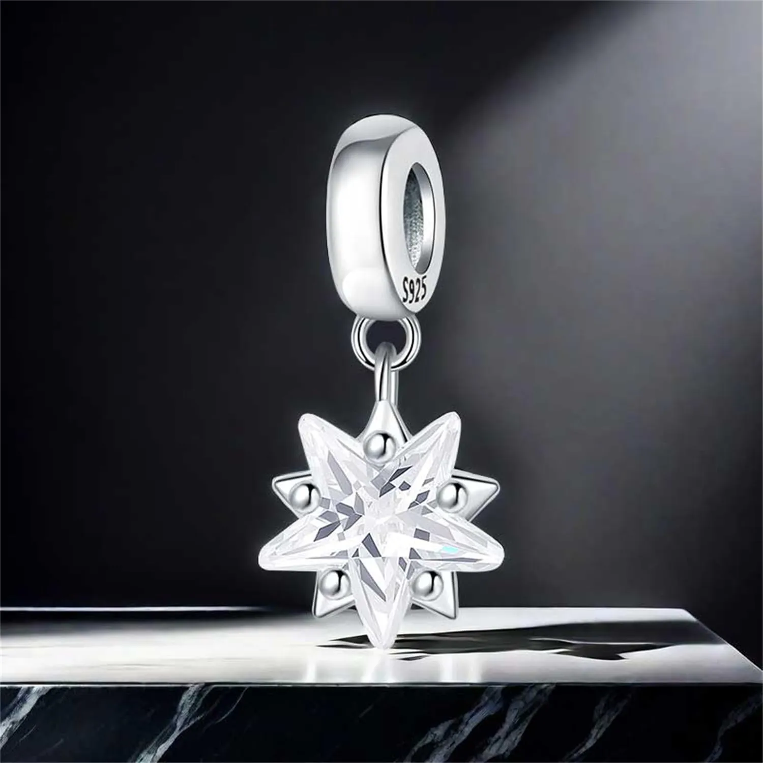 PANPOKI Charm Sole e Luna in Argento Sterling 925 - immagine 7