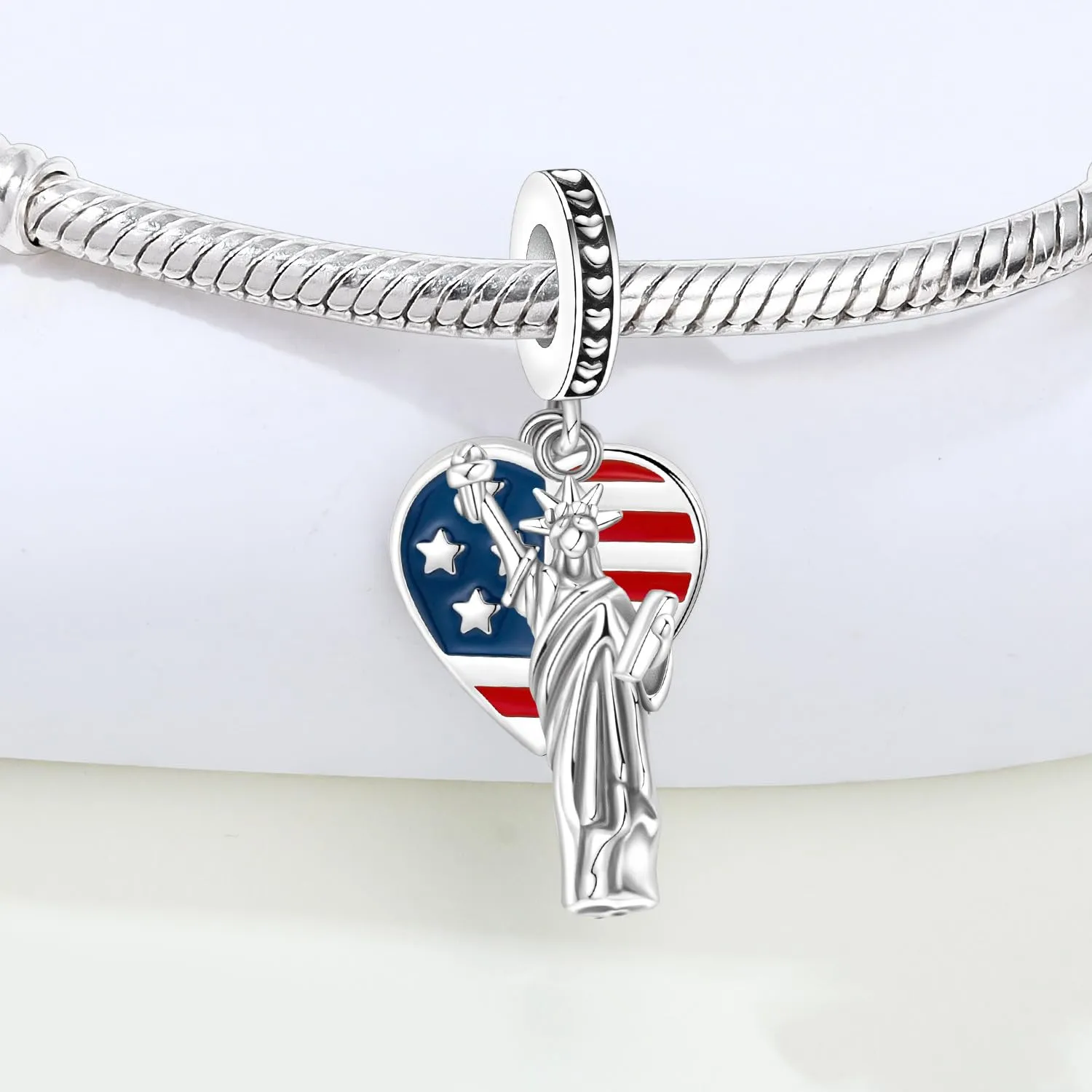 PANPOKI Charm da donna in argento sterling 925 compatibile con braccialetti e collane europei - immagine 3