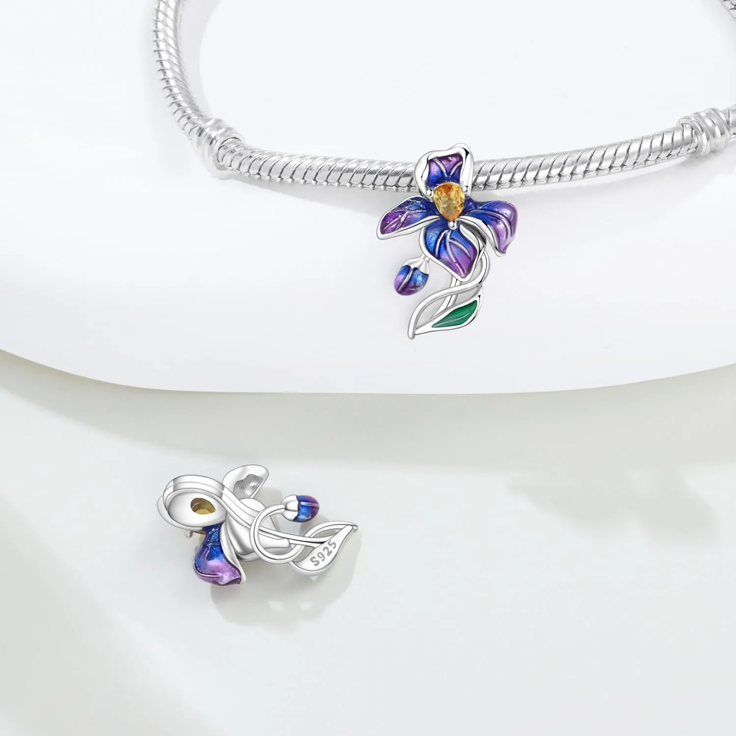 PANPOKI Ciondolo Charm in Argento Sterling 925 per Bracciali e Collane Europei - immagine 2