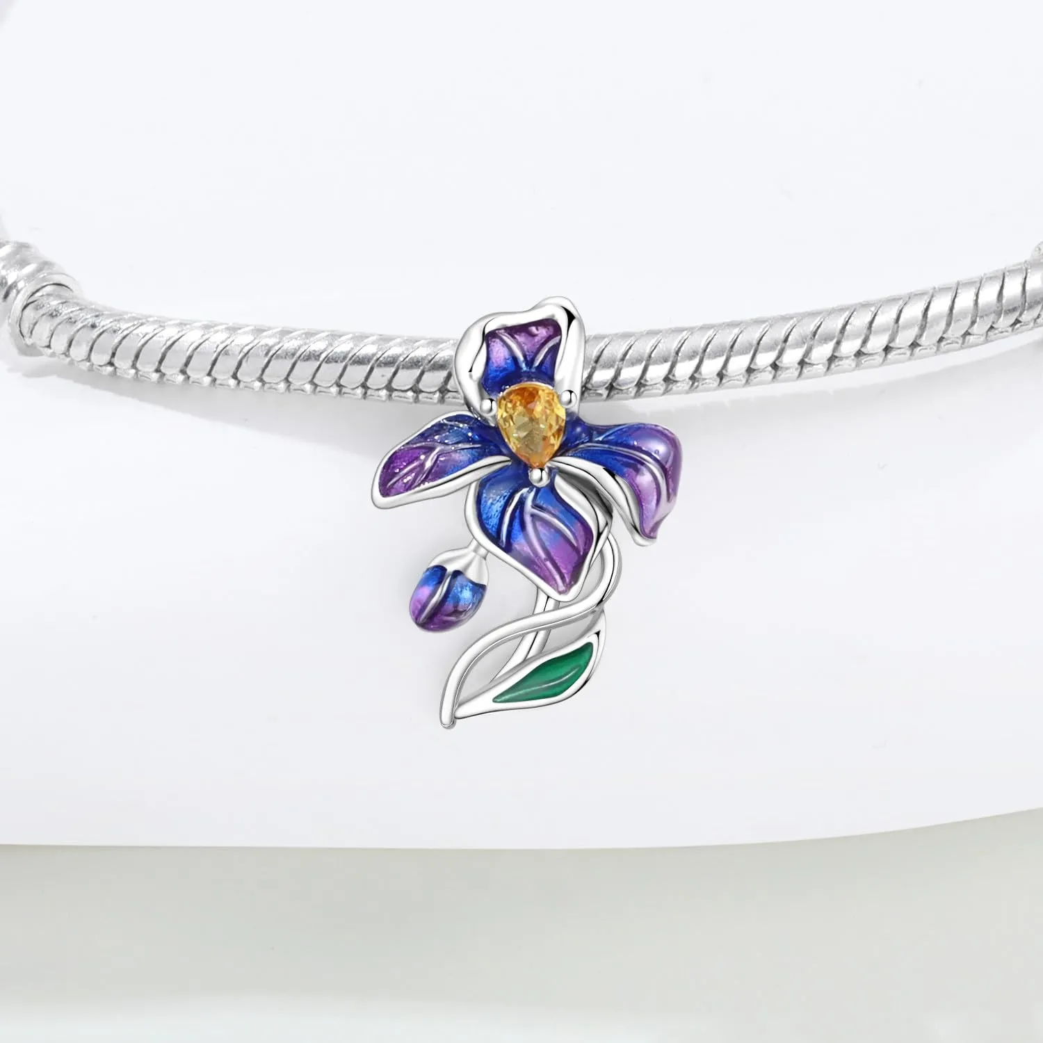 PANPOKI Ciondolo Charm in Argento Sterling 925 per Bracciali e Collane Europei - immagine 3