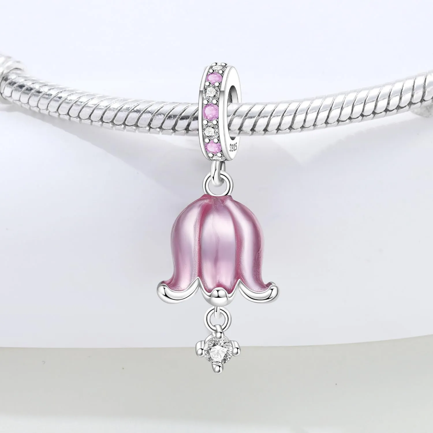 PANPOKI Charm da donna in argento Sterling 925 per braccialetti e collane europei - immagine 3