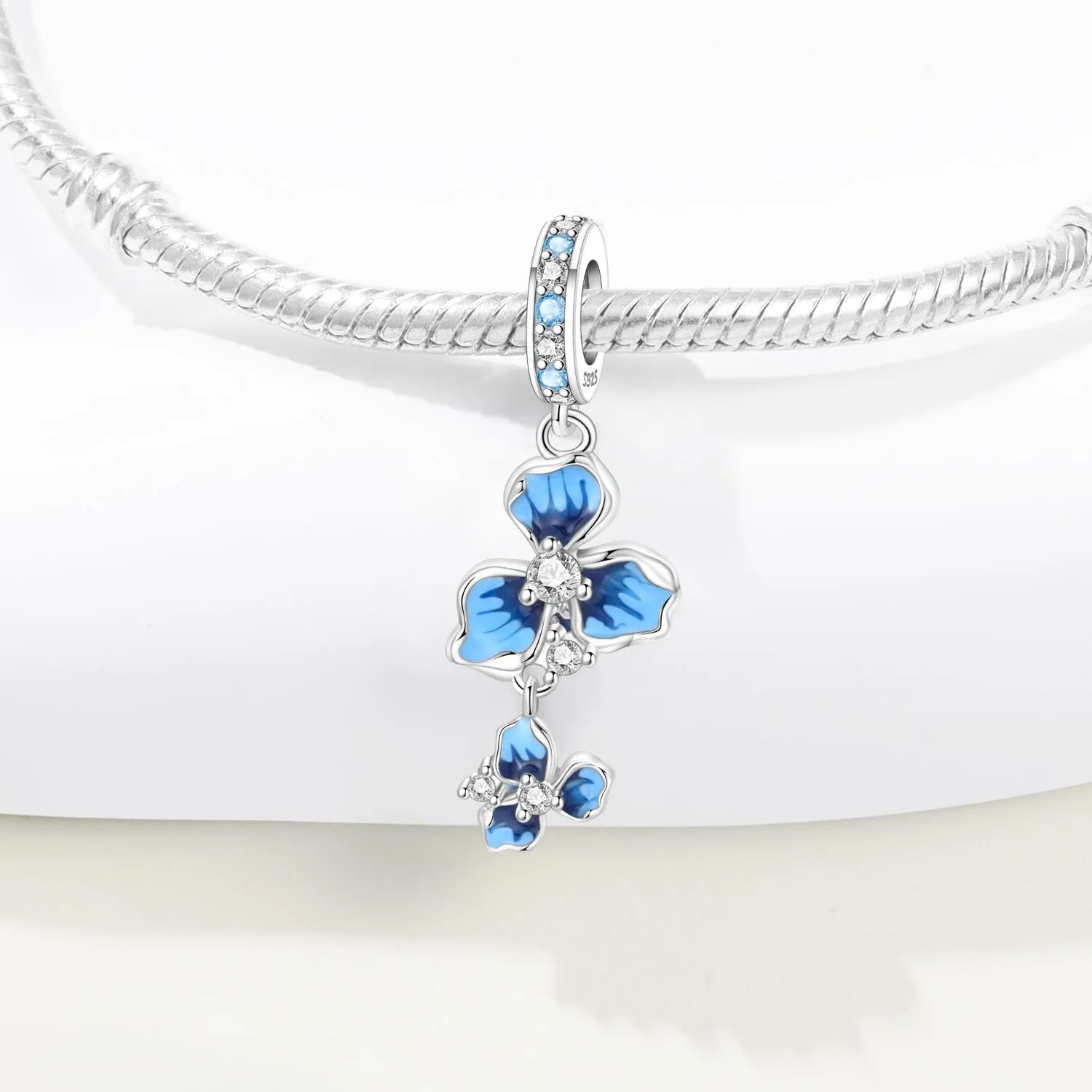 PANPOKI Charm da donna in argento Sterling 925 per braccialetti e collane europei - immagine 3