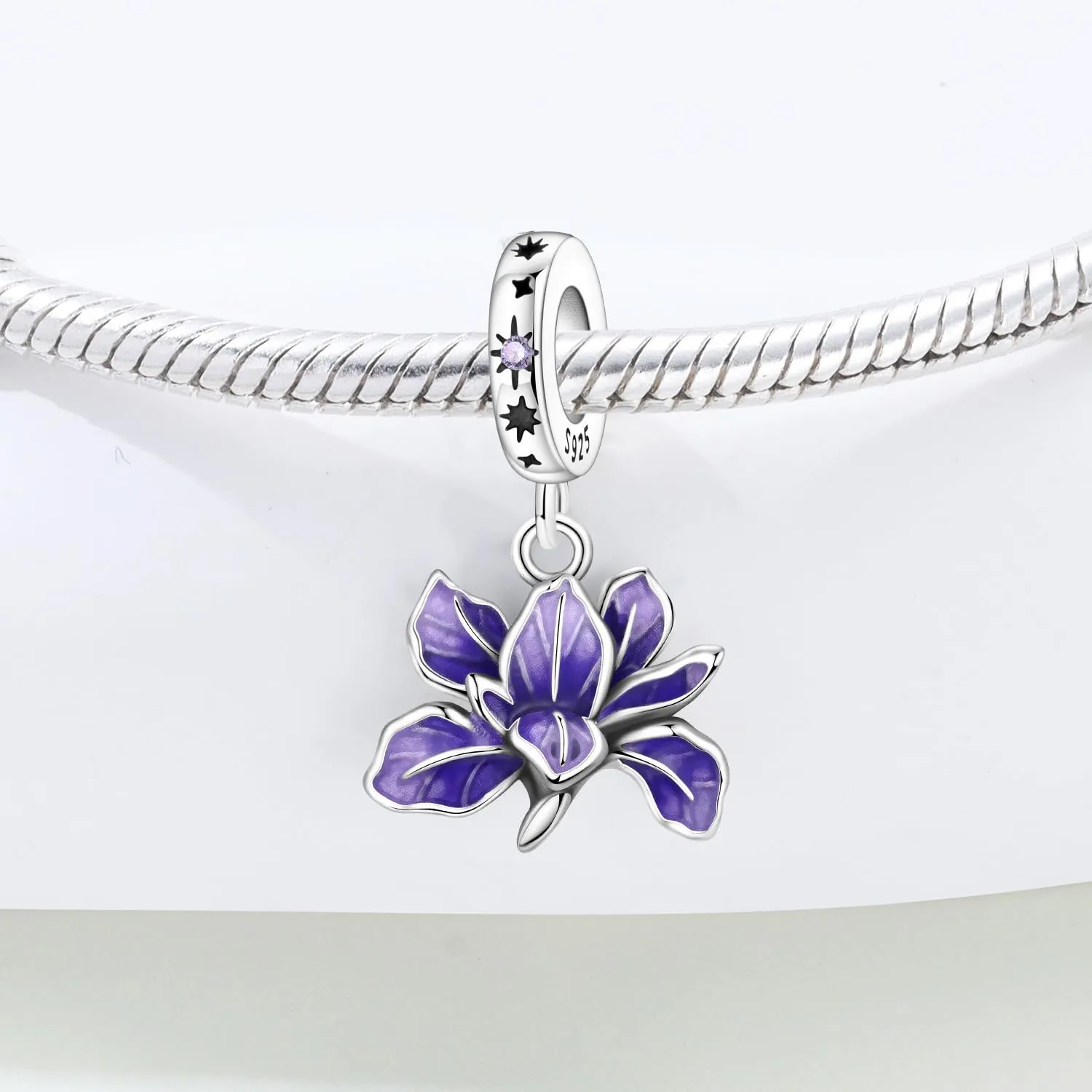 PANPOKI Ciondolo Charms in Argento Sterling 925 per Donne, Compatibile con Bracciali e Collane Europee - immagine 3