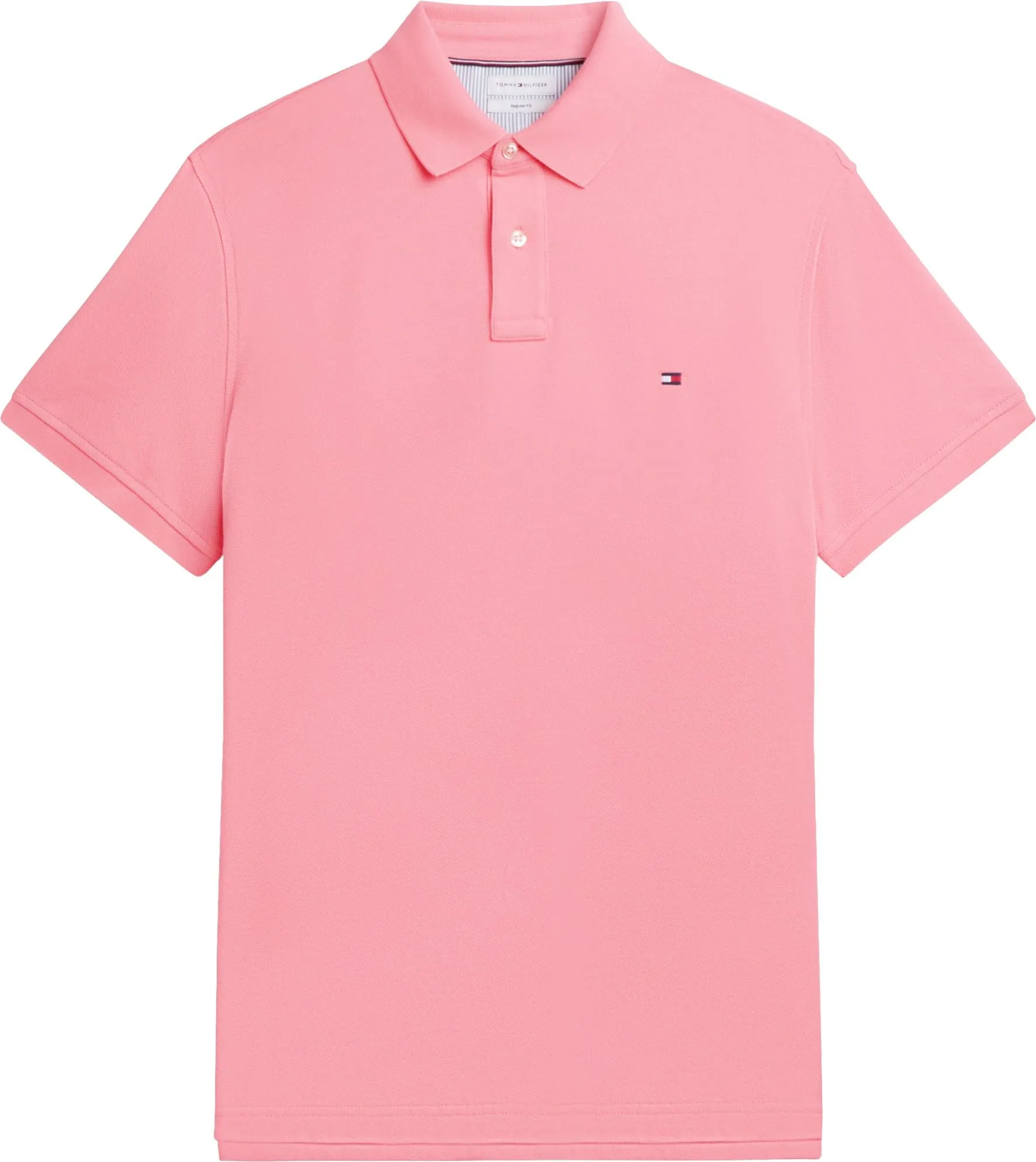 Tommy Hilfiger Uomo Maglietta Polo Maniche Corte 1985 Regular Fit, Doll Pink, S - immagine 6