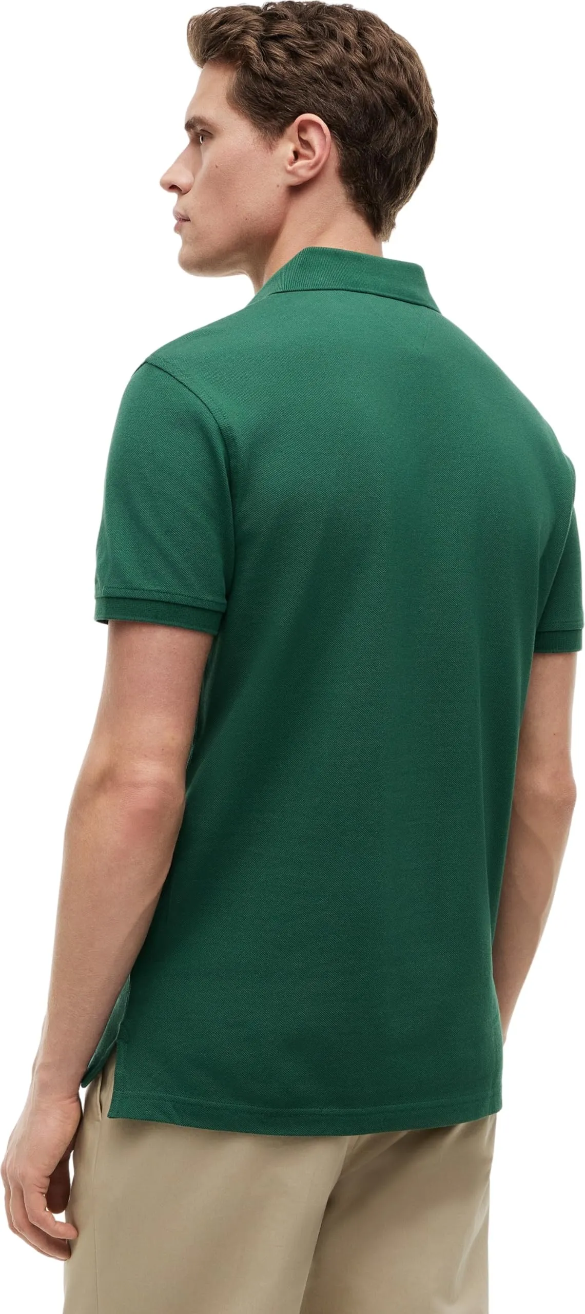 Tommy Hilfiger 1985 Regular Fit Short Sleeve Polo Shirt, Street Green, L - immagine 2