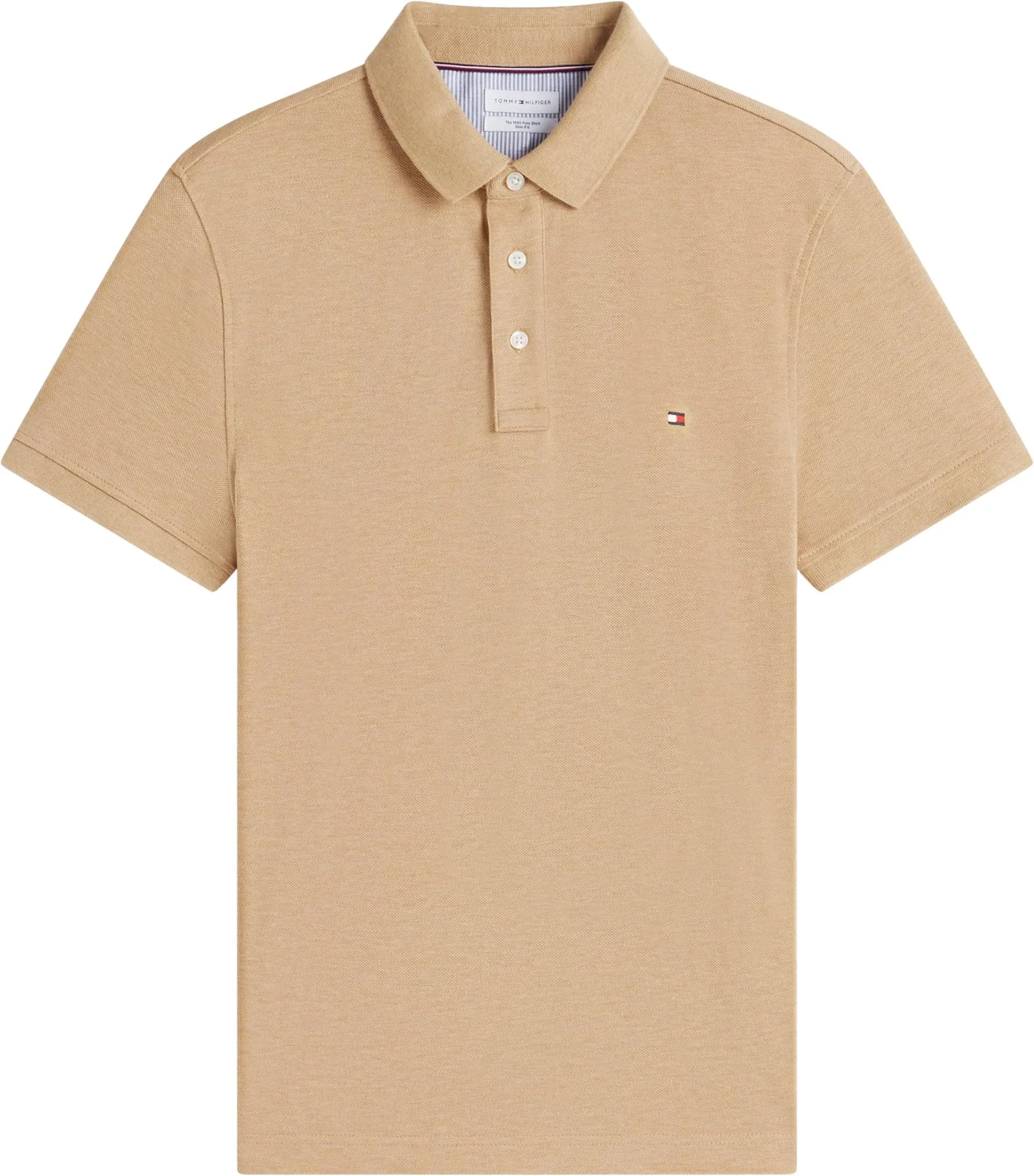 Tommy Hilfiger 1985 Slim Fit Polo Shirt, Sahara Heather, XL - immagine 5