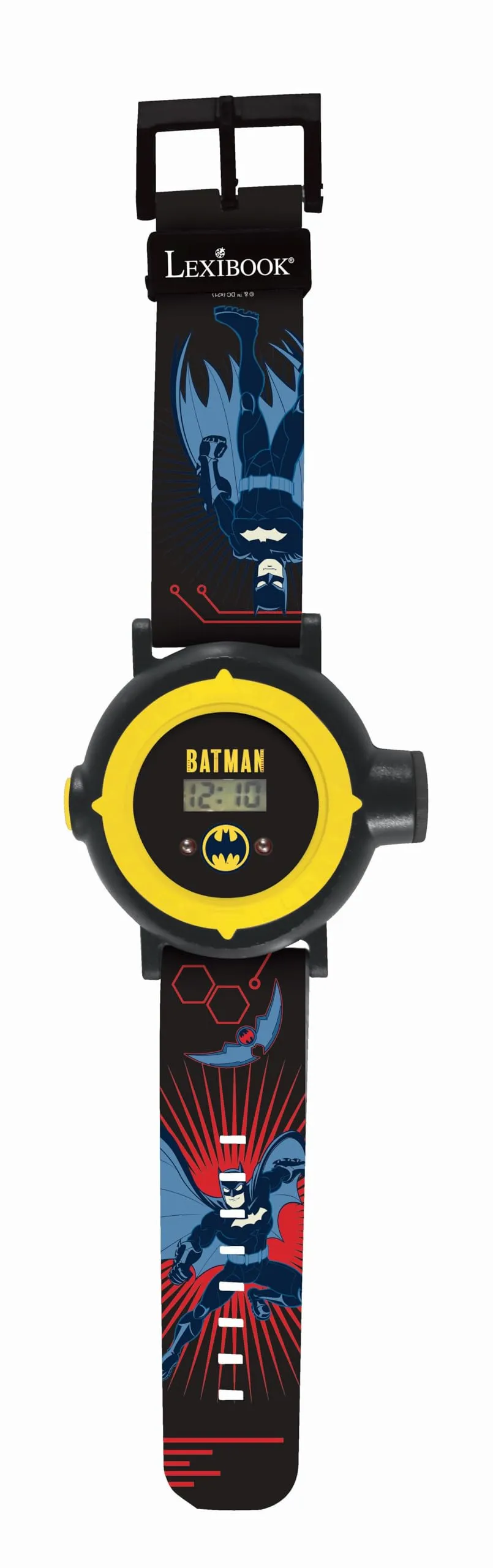Lexibook Batman Orologio Proiettore Digitale - 20 Immagini - Nero e Blu - DMW050BATLXB - immagine 1