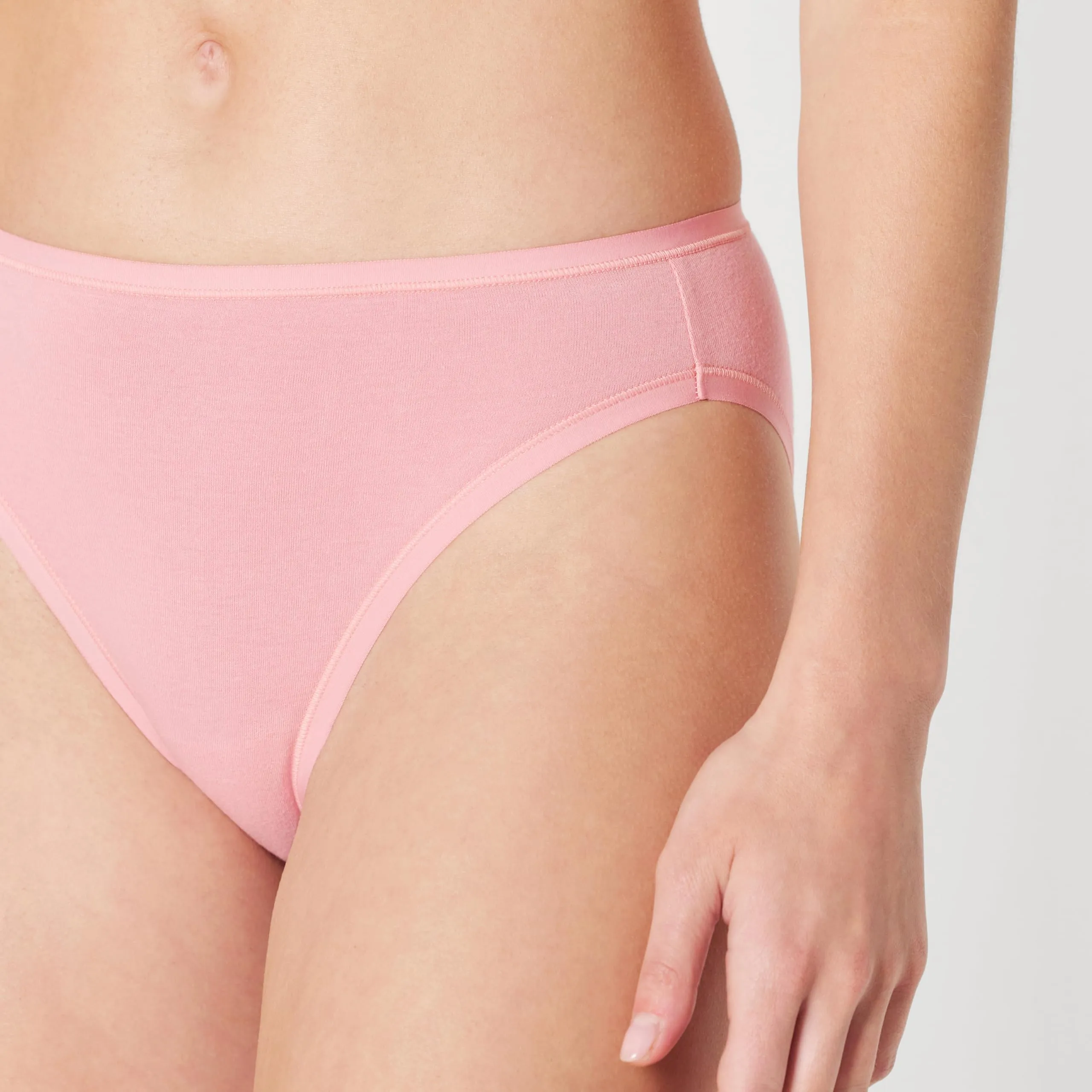 Amazon Essentials Slip Bikini in Cotone Plus, Rosa Polveroso/Rosa/Rosa Pallido, 6 Pezzi, 6X - immagine 4