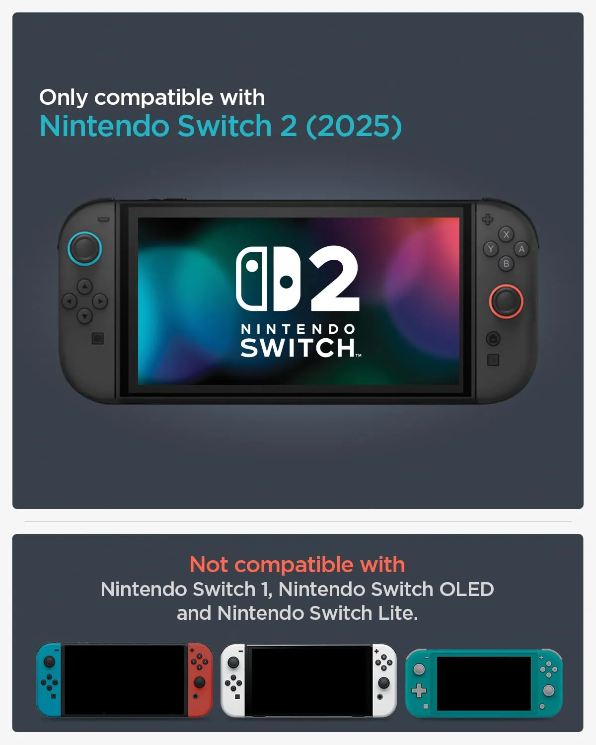 Spigen Rugged Armor Case for Nintendo Switch 2 (2025) - Nero Opaco - immagine 2