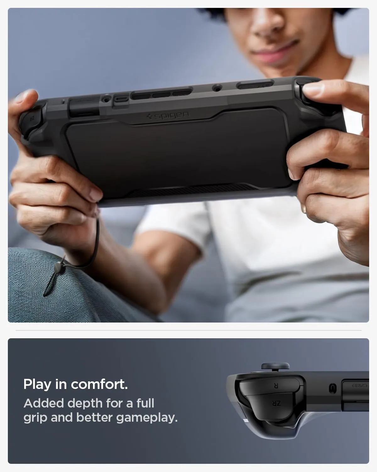 Spigen Rugged Armor Case for Nintendo Switch 2 (2025) - Nero Opaco - immagine 5
