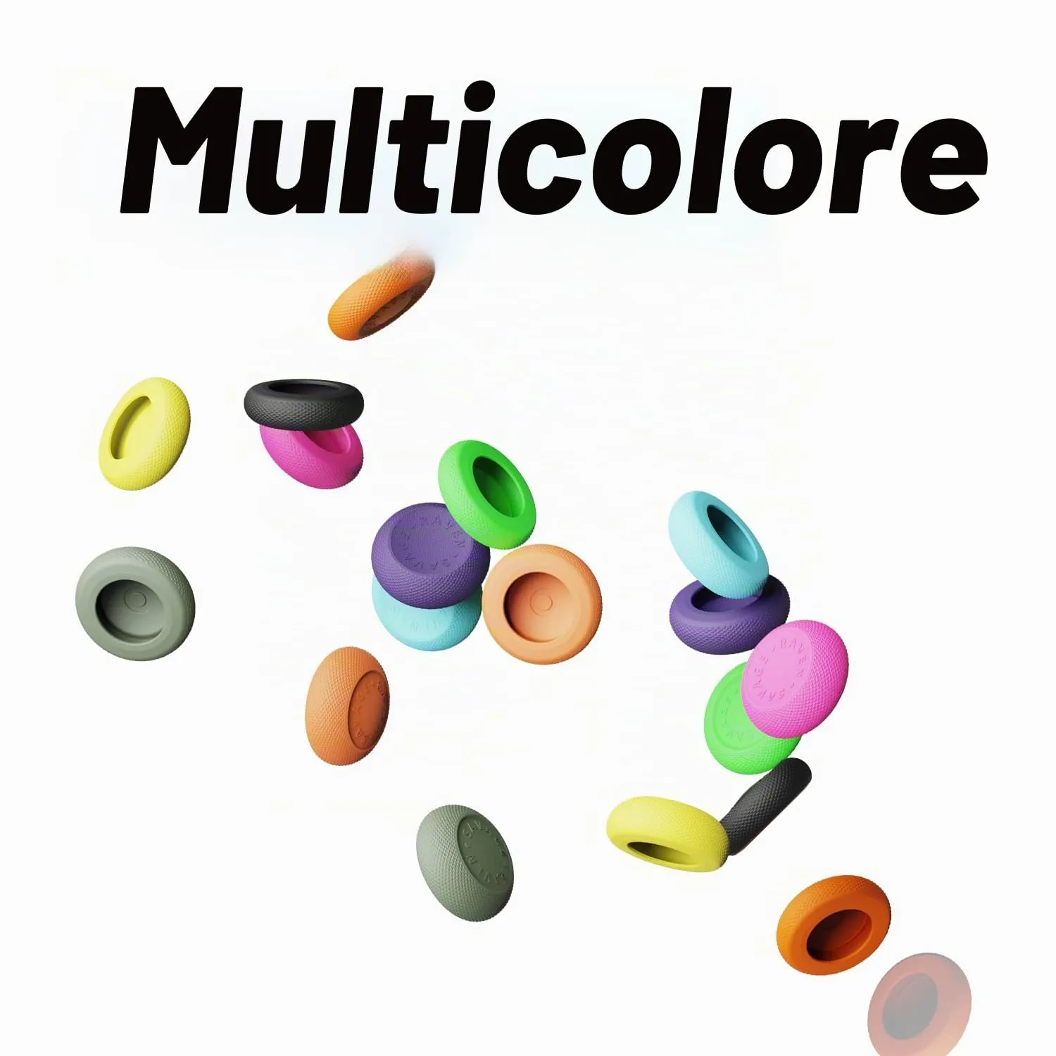 Savage Raven by Skull & Co. CQC Thumb Grip Set for Nintendo Switch 2 Joy-Con Controller - Light Purple + Light Green, 3 Pairs (6pcs) - immagine 7