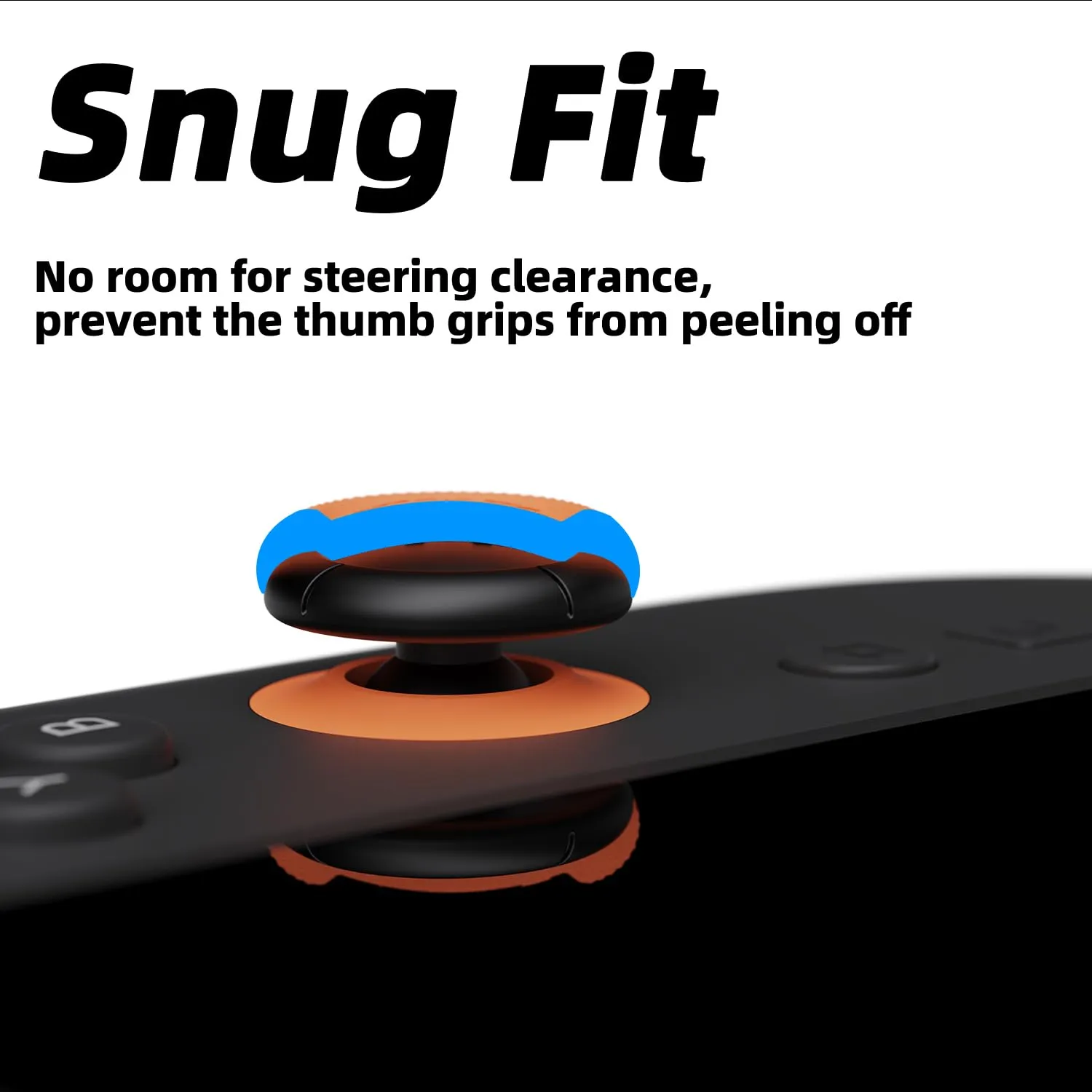 Savage Raven by Skull & Co. CQC Thumb Grip Set for Nintendo Switch 2 Joy-con Controller - Blue and Light Yellow, 3 Pairs (6pcs) - immagine 5