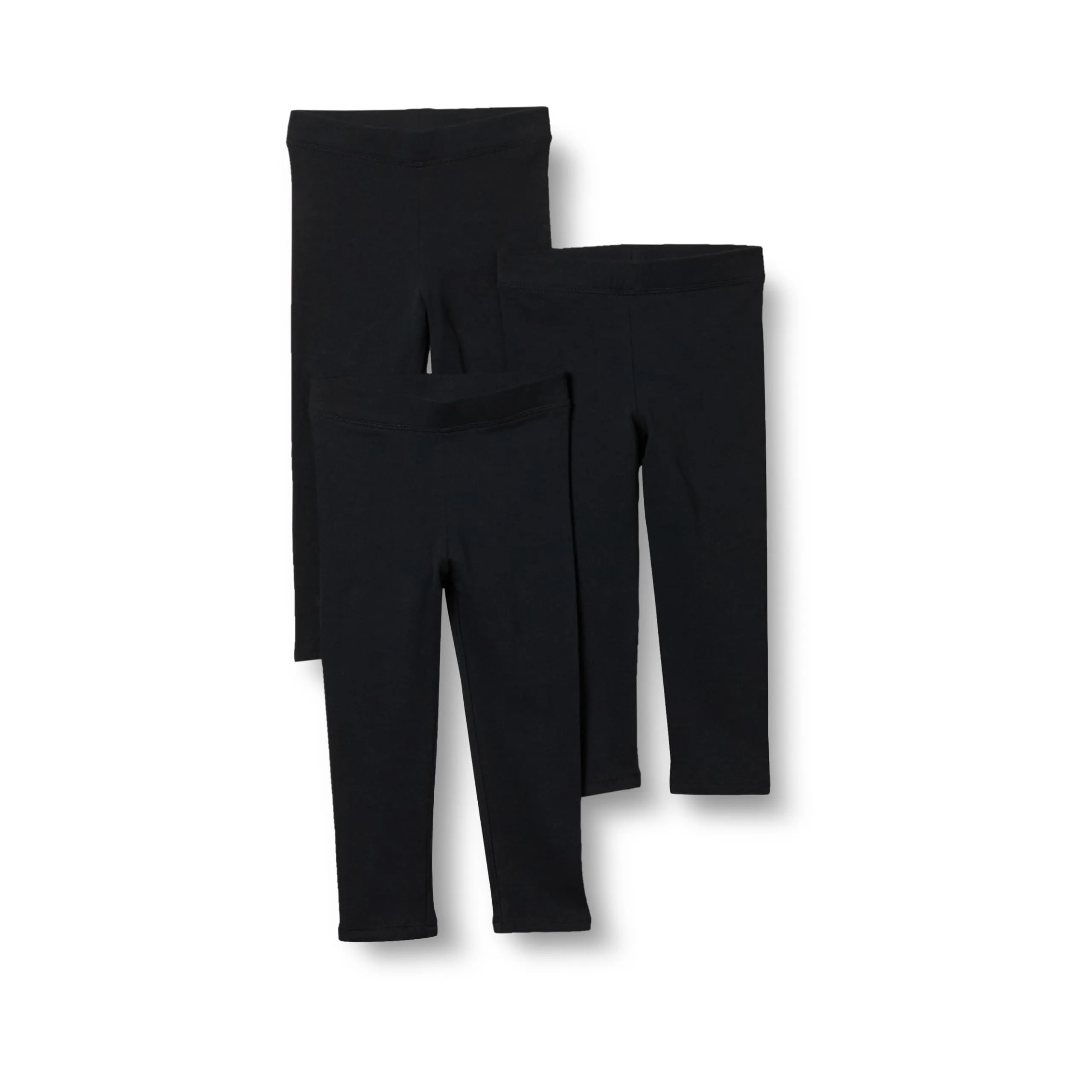 Amazon Essentials Leggings Bambine e Ragazze, Pacco da 3, Nero, 7-8 anni - immagine 1
