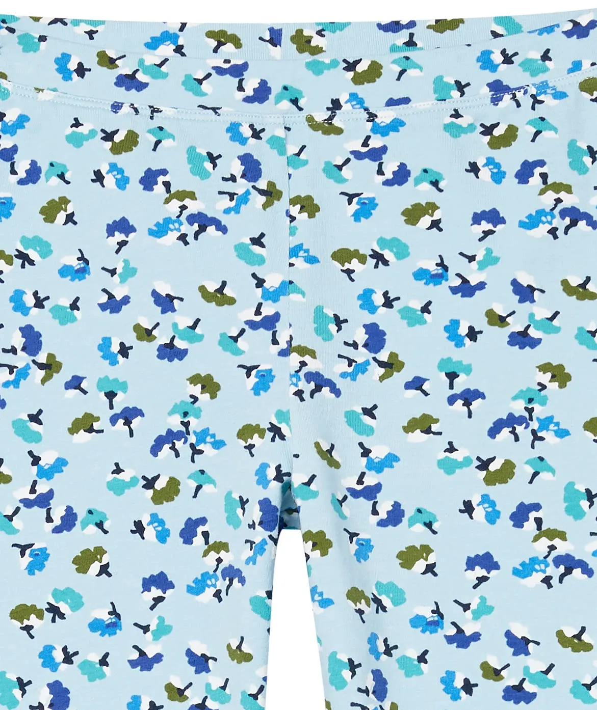 Amazon Essentials Leggings Bambine e Ragazze, Pacco da 5, Bianco Floreale/Blu Stampa Foglie/Indaco Grandi Felini/Nero/Verde Turchese, 2 Anni - immagine 4