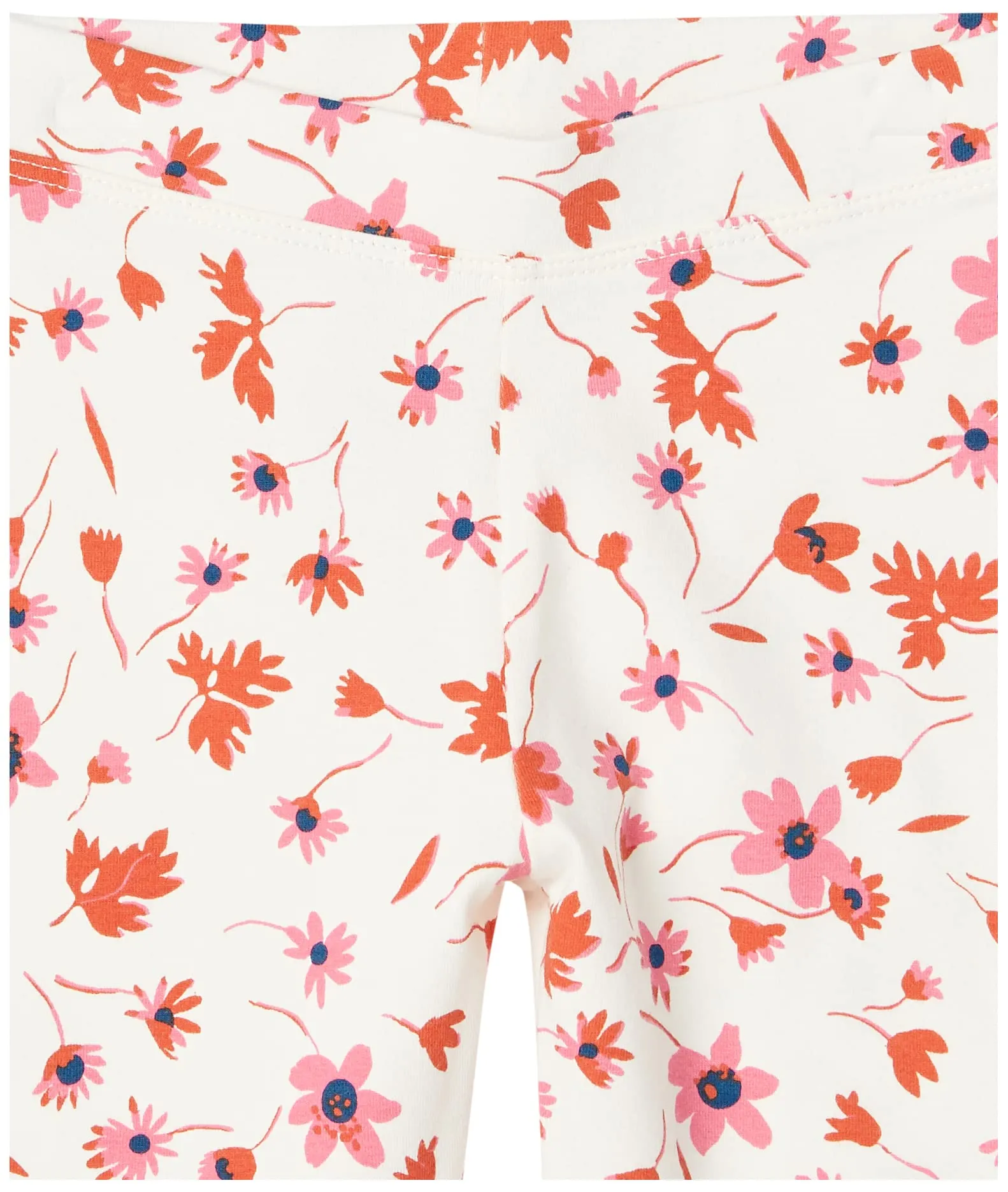 Amazon Essentials Leggings Bambine e Ragazze, Pacco da 5, Bianco Floreale/Giallo Senape/Nero/Rosa Righe/Skiing Foxes, 11-12 Anni - immagine 2