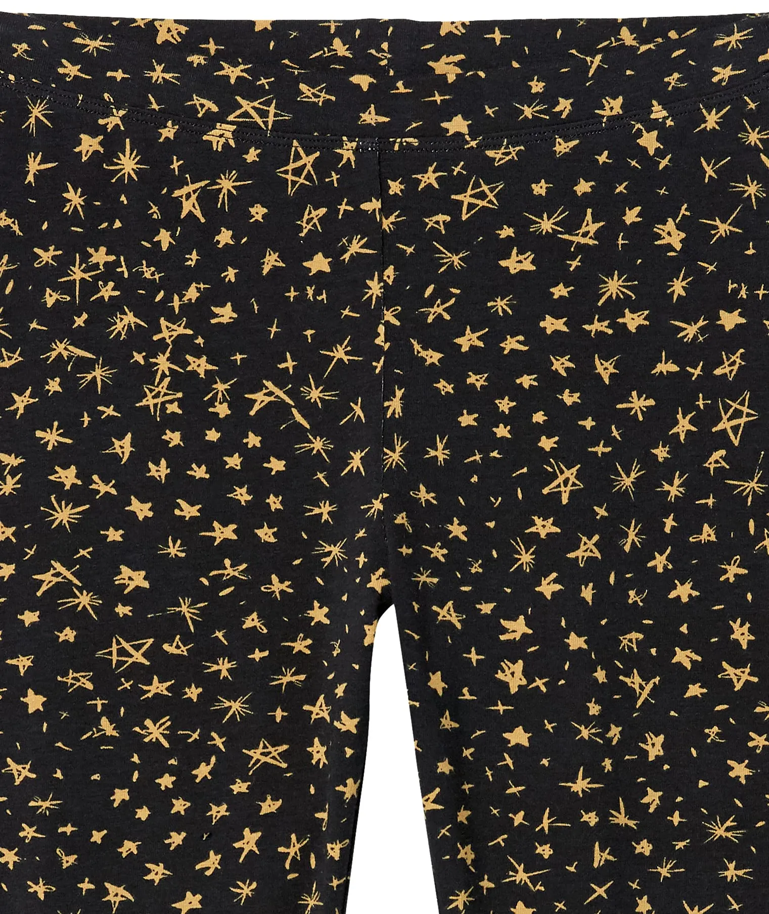 Amazon Essentials Leggings Bambine e Ragazze, Pacco da 5, Arancione/Bianco Righe/Grigio/Nero Stelle/Pesca Stampa Foglie, 7-8 anni - immagine 6